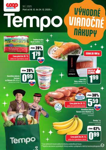 Leták COOP Jednota - 18.12.2025 - 24.12.2025.