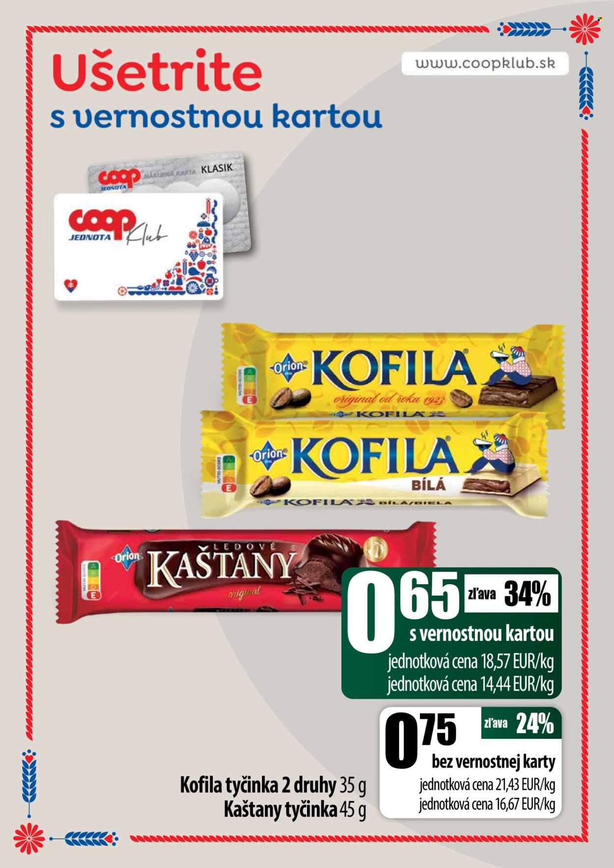 Leták COOP Jednota - 18.12.2025 - 24.12.2025. Strana 42