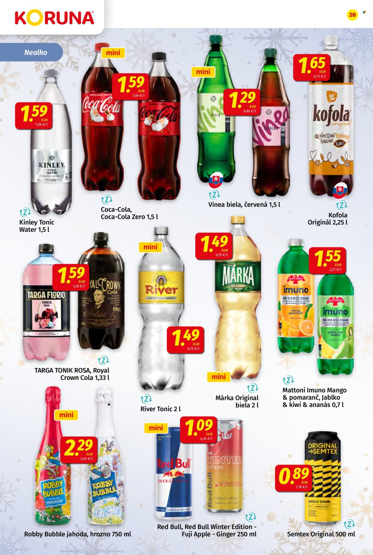 Leták Potraviny KORUNA - 19.12.2025 - 31.12.2025. Strana 20