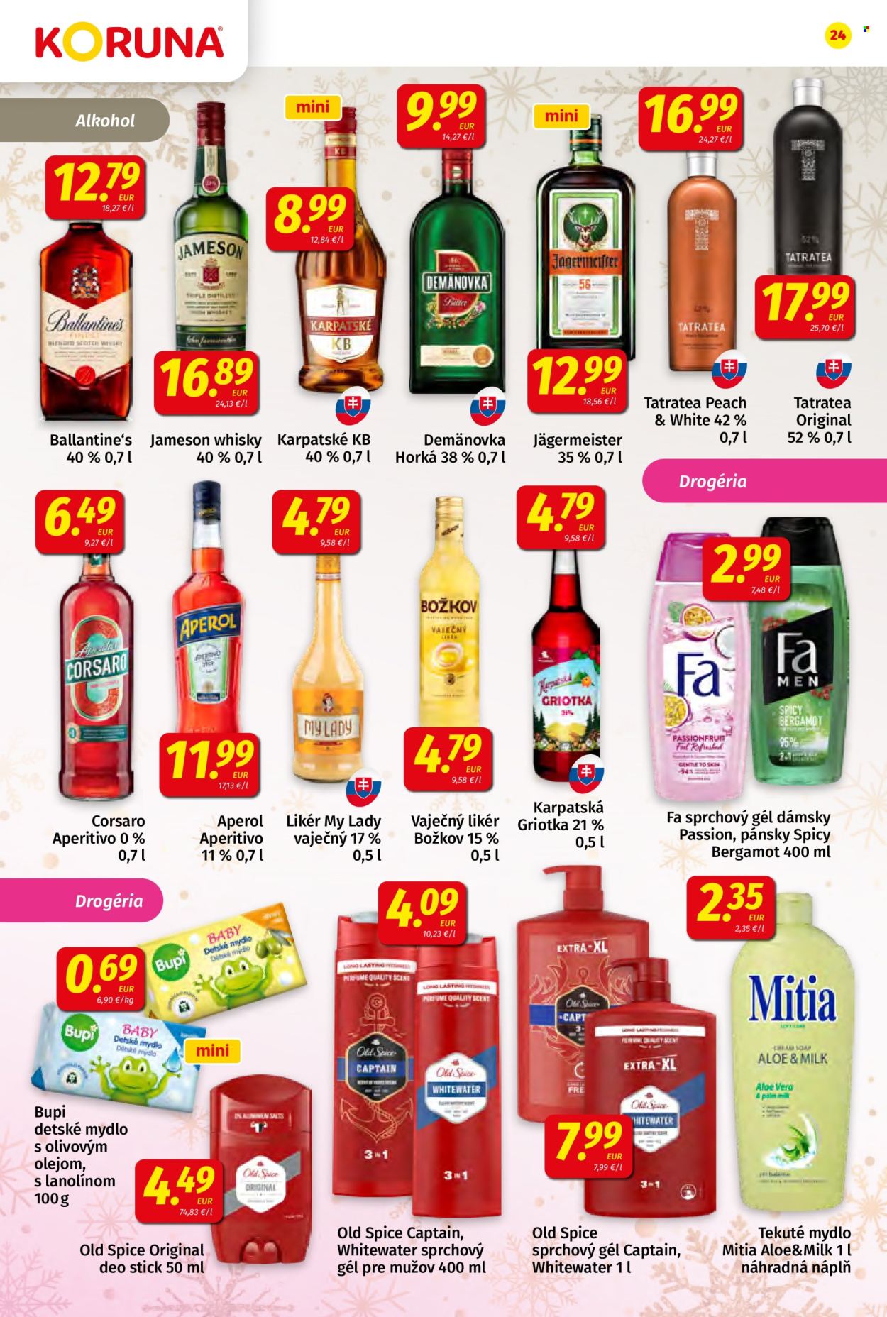 Leták Potraviny KORUNA - 19.12.2025 - 31.12.2025. Strana 24