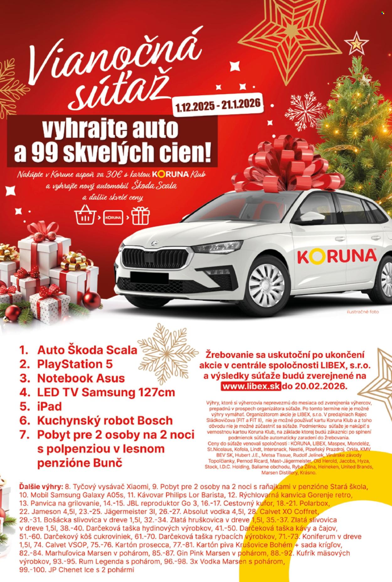 Leták Potraviny KORUNA - 19.12.2025 - 31.12.2025. Strana 27