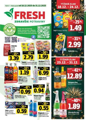 Leták FRESH - 18.12.2025 - 31.12.2025.