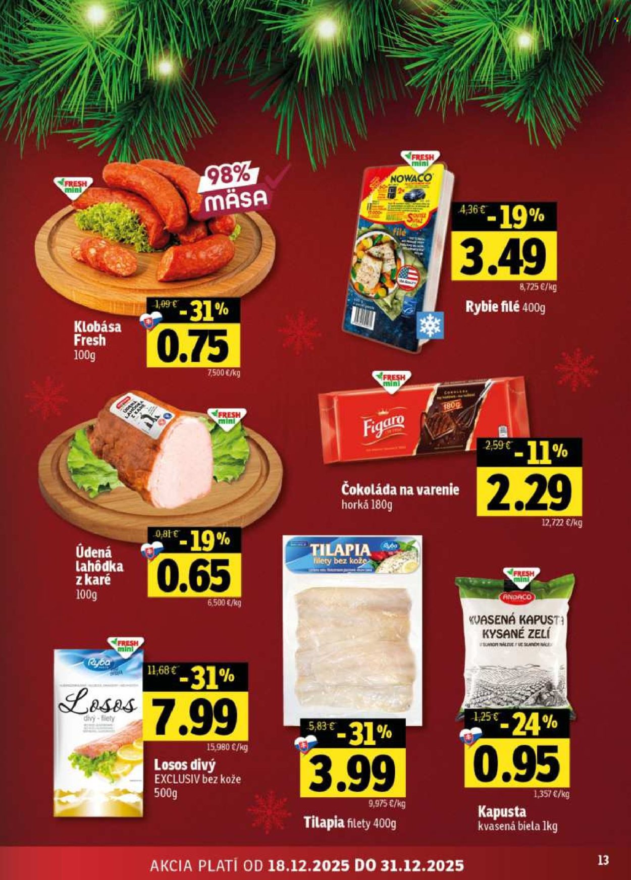 Leták FRESH - 18.12.2025 - 31.12.2025. Strana 13