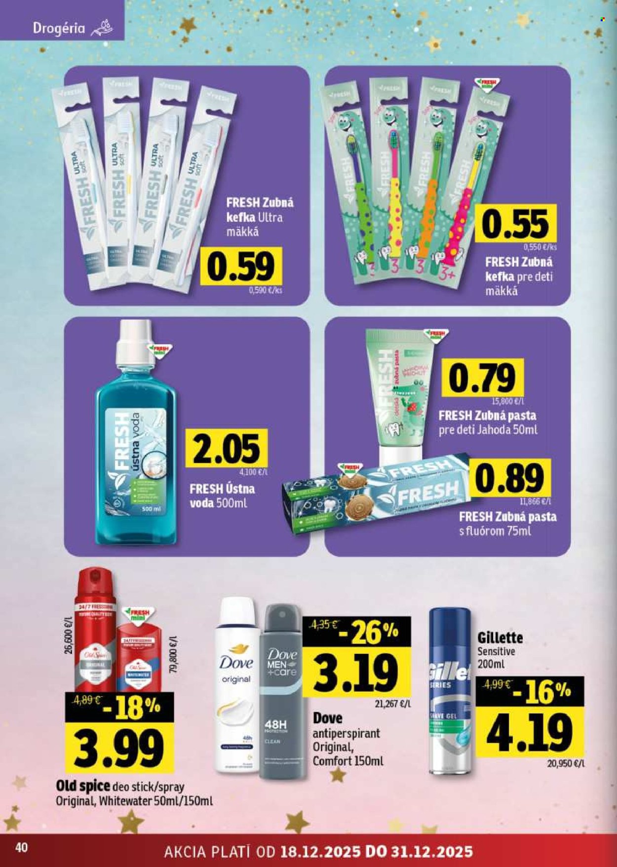 Leták FRESH - 18.12.2025 - 31.12.2025. Strana 36
