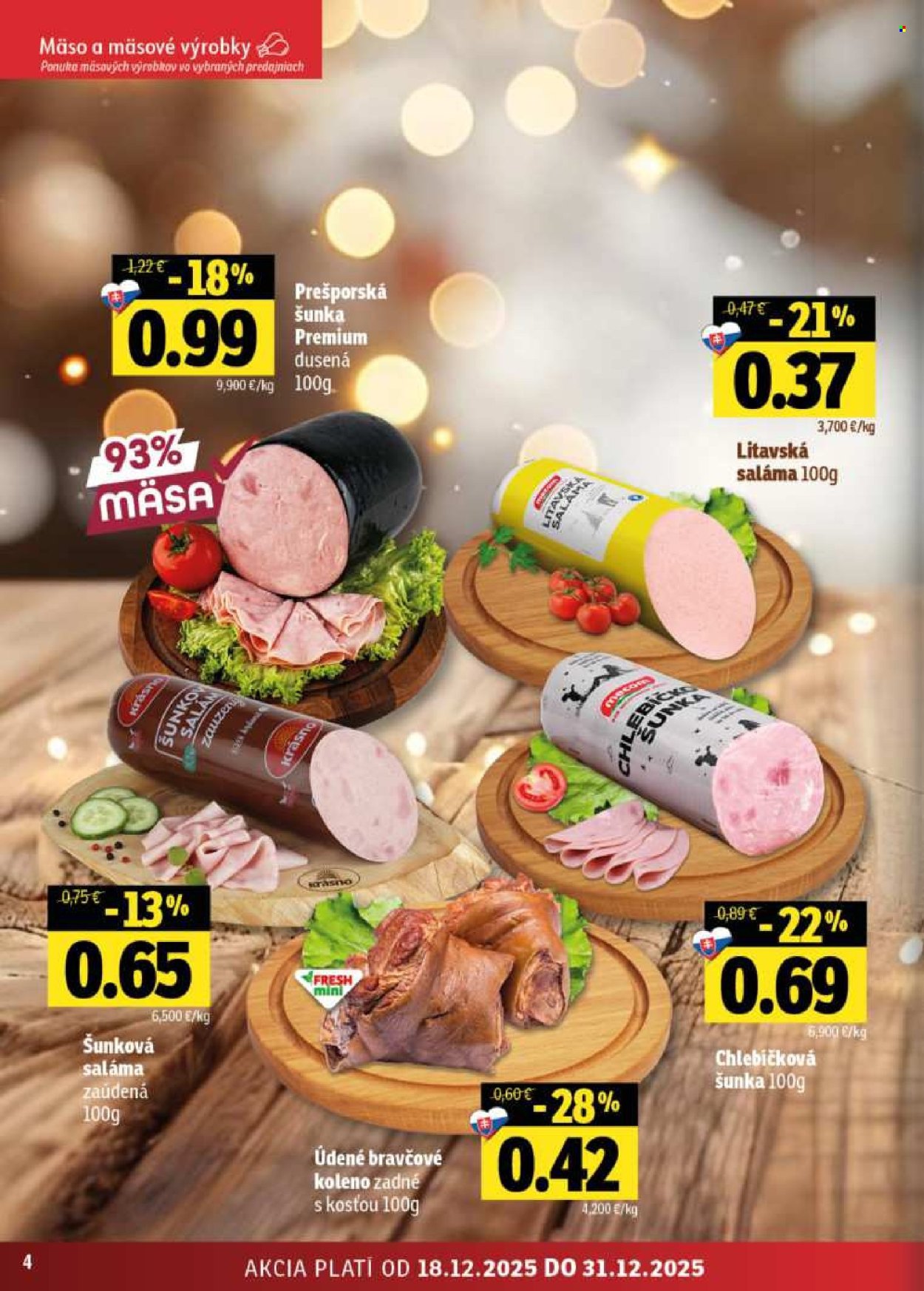 Leták FRESH - 18.12.2025 - 31.12.2025. Strana 4