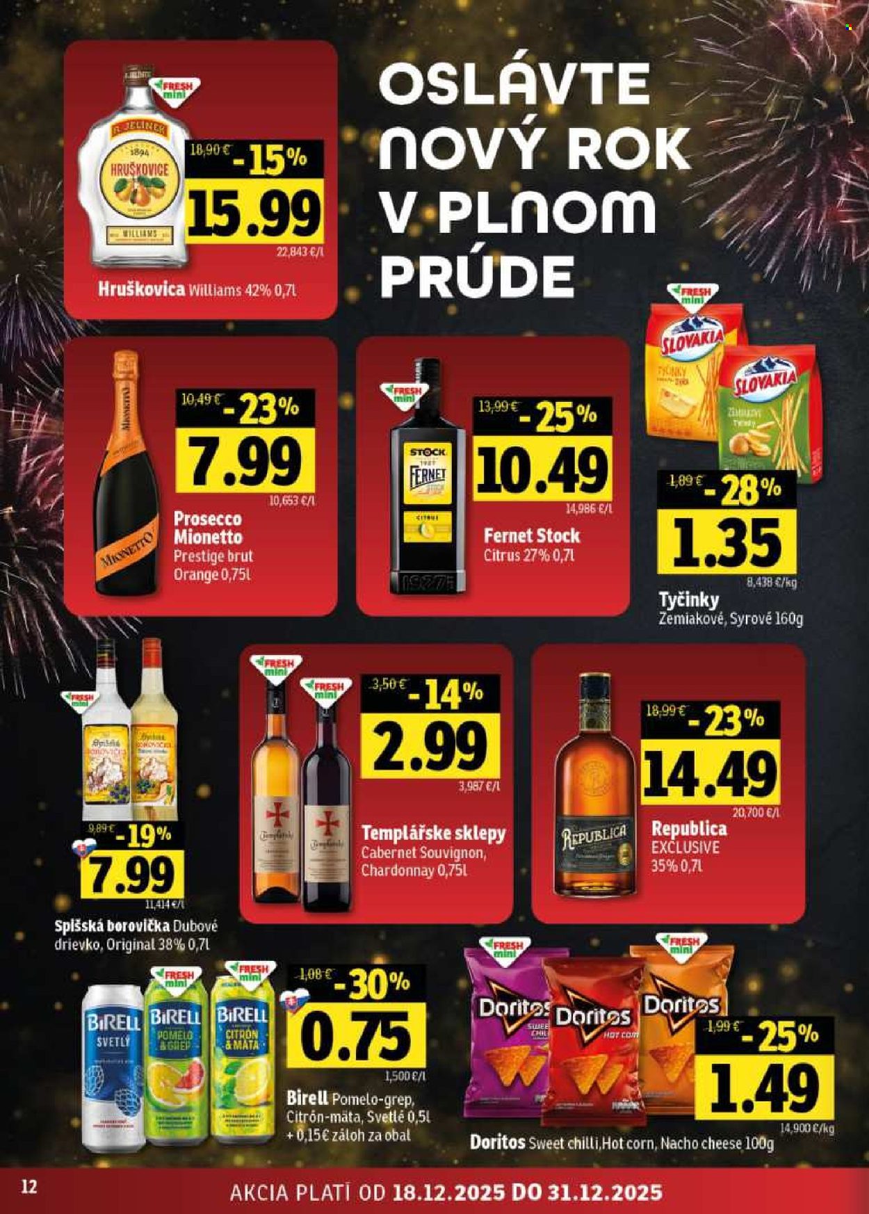 Leták FRESH - 18.12.2025 - 31.12.2025. Strana 12