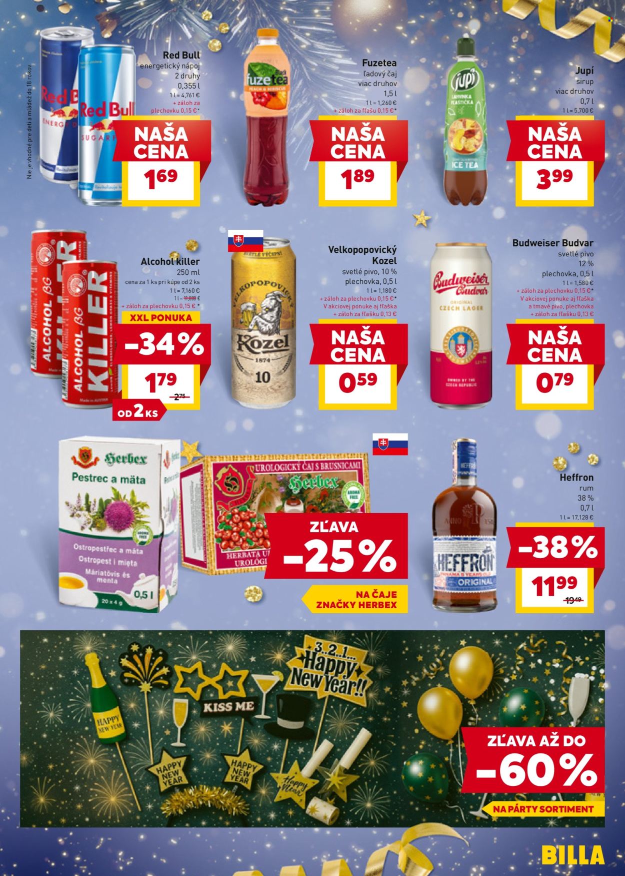 Leták Billa - 27.12.2025 - 31.12.2025. Strana 17