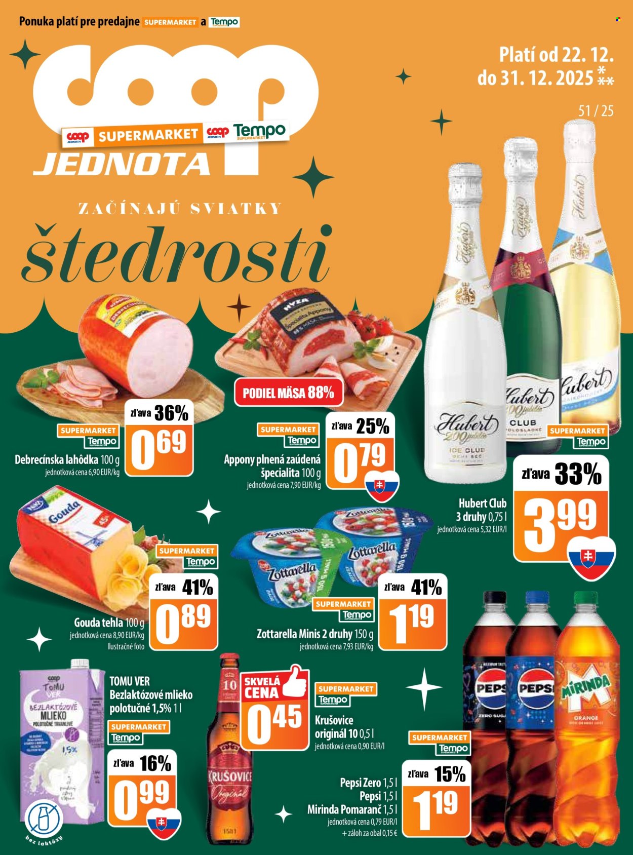 Leták COOP Jednota - 22.12.2025 - 31.12.2025. Strana 13