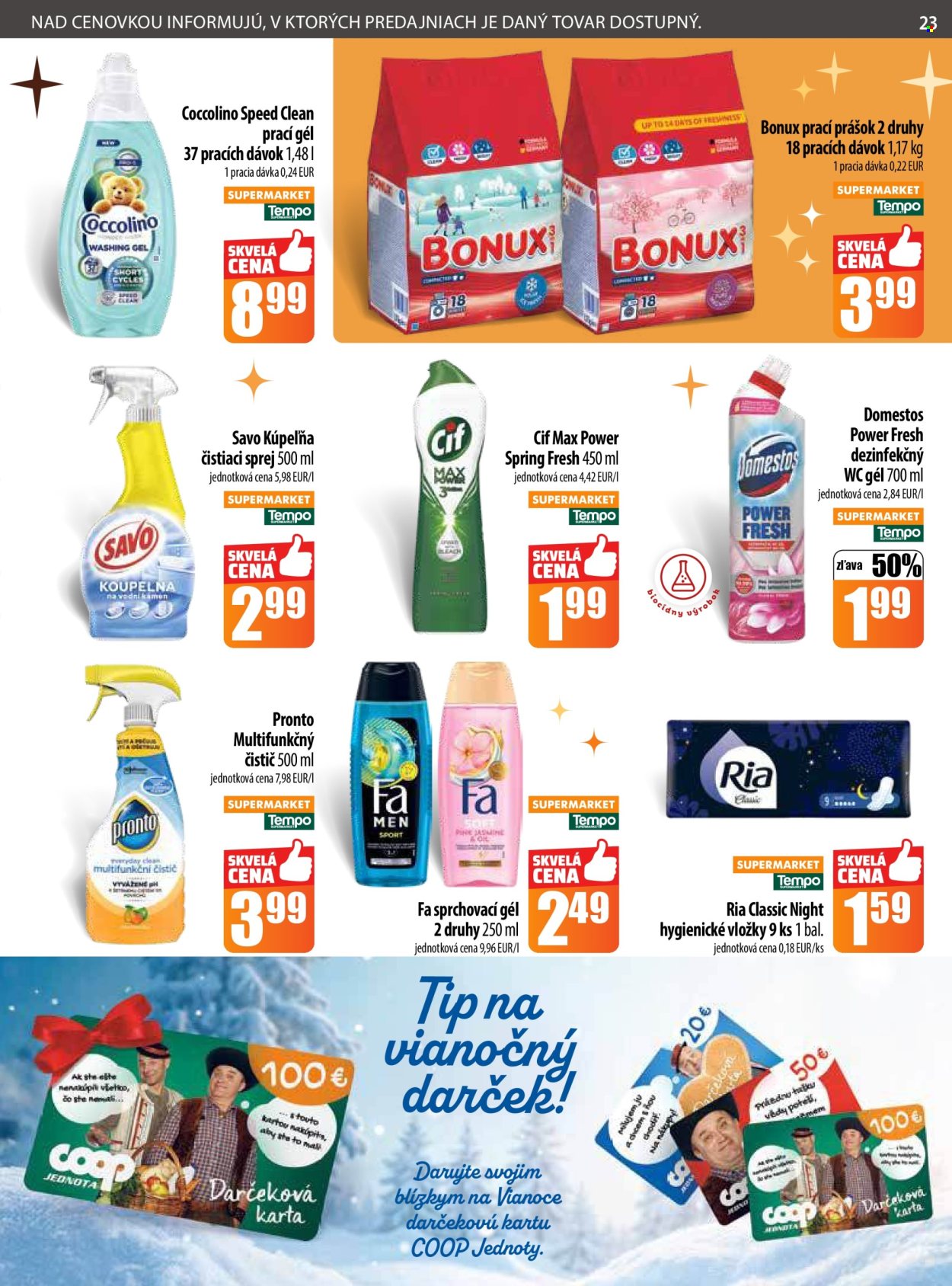 Leták COOP Jednota - 22.12.2025 - 31.12.2025. Strana 23