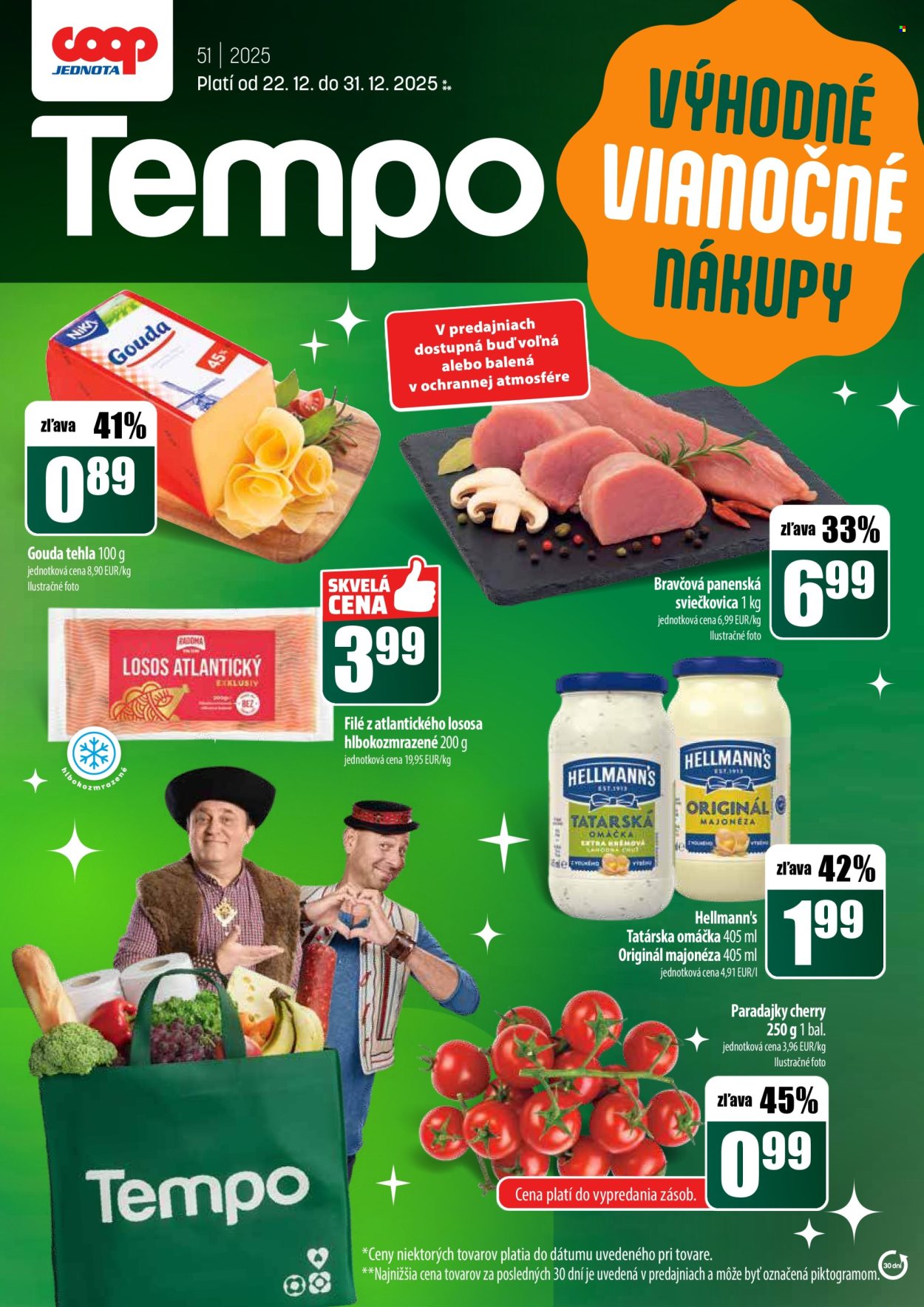 Leták COOP Jednota - 22.12.2025 - 31.12.2025. Strana 1