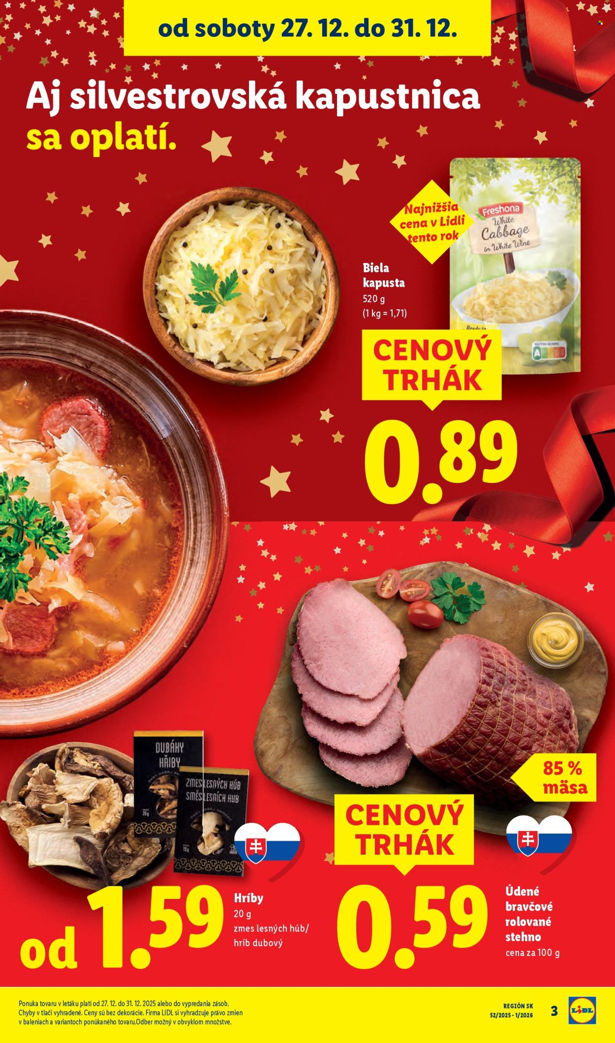 Leták Lidl - 27.12.2025 - 31.12.2025. Strana 5