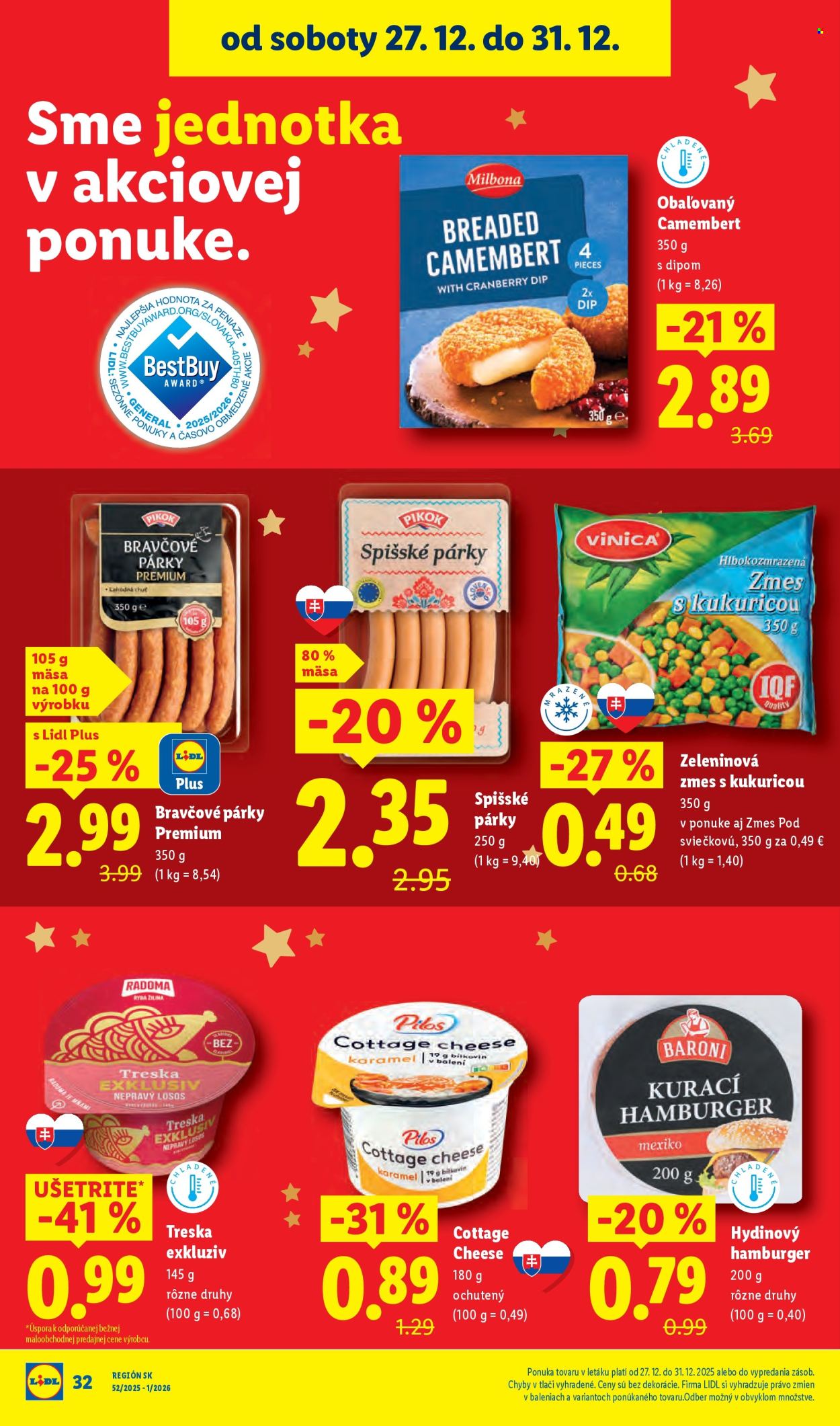 Leták Lidl - 27.12.2025 - 31.12.2025. Strana 38