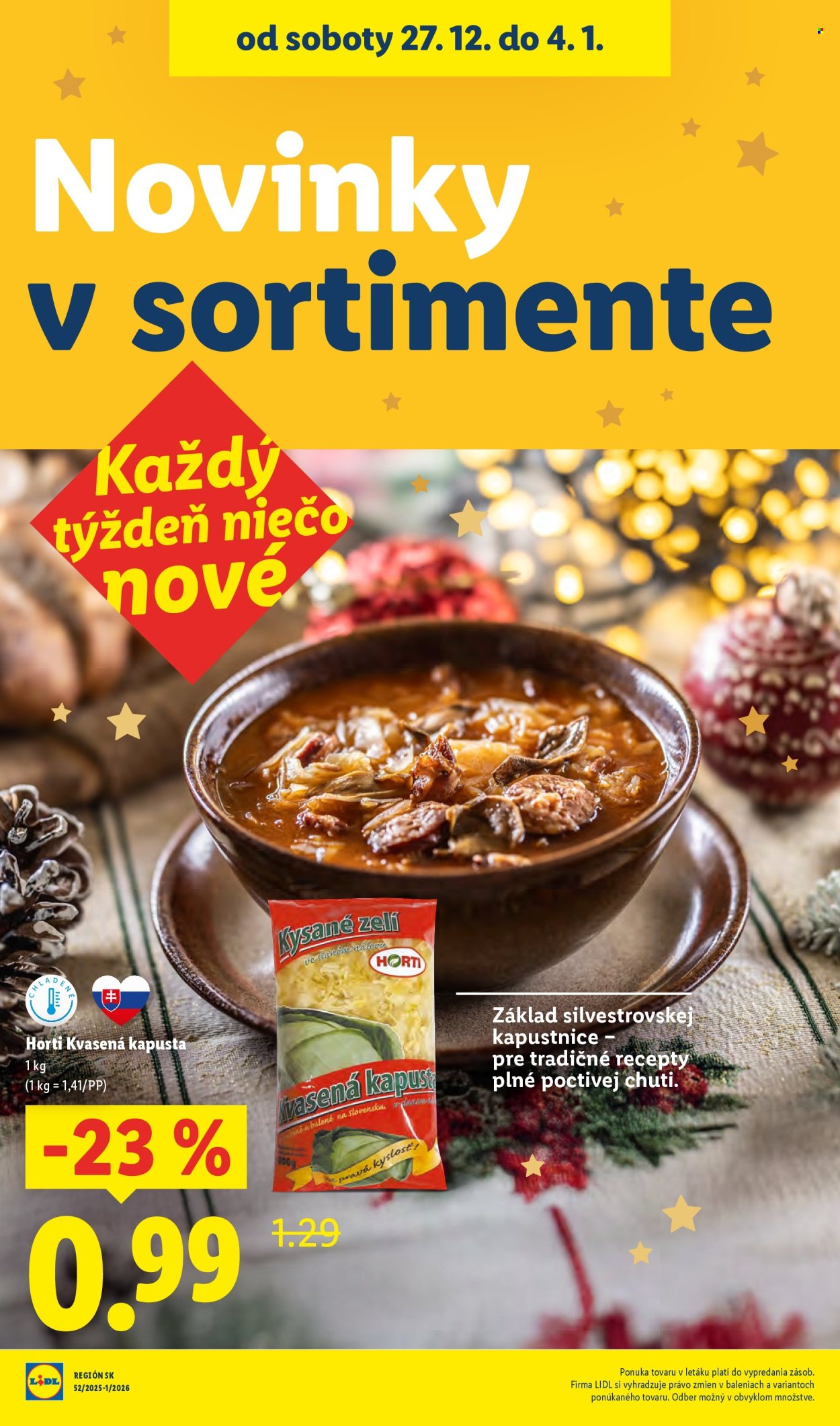 Leták Lidl - 27.12.2025 - 31.12.2025. Strana 48