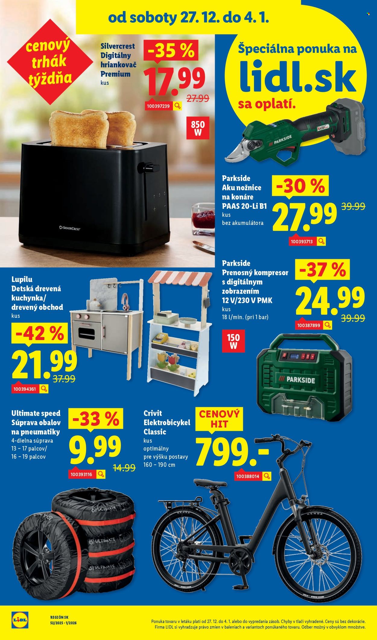 Leták Lidl - 27.12.2025 - 31.12.2025. Strana 62