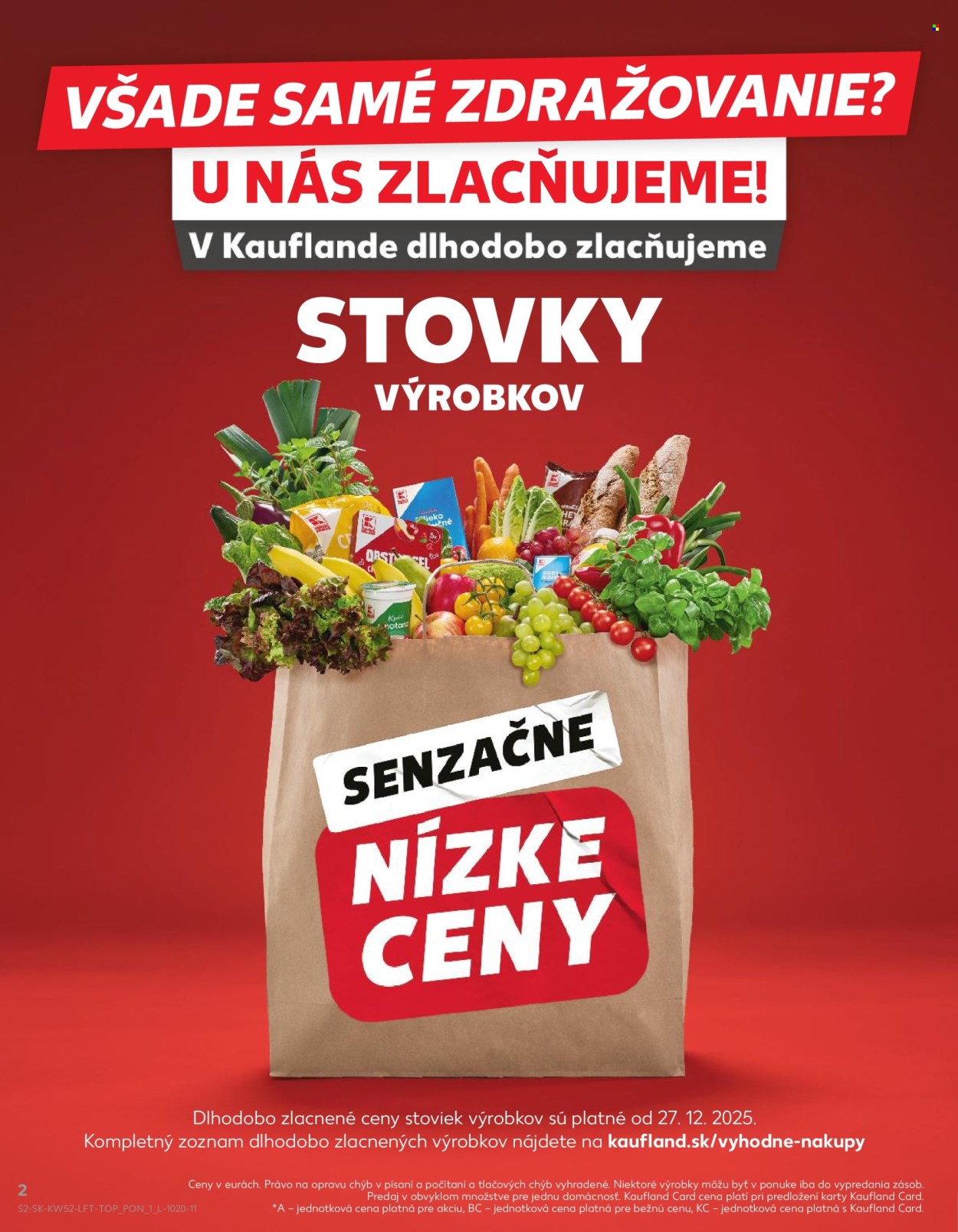 Leták Kaufland - 27.12.2025 - 31.12.2025. Strana 2