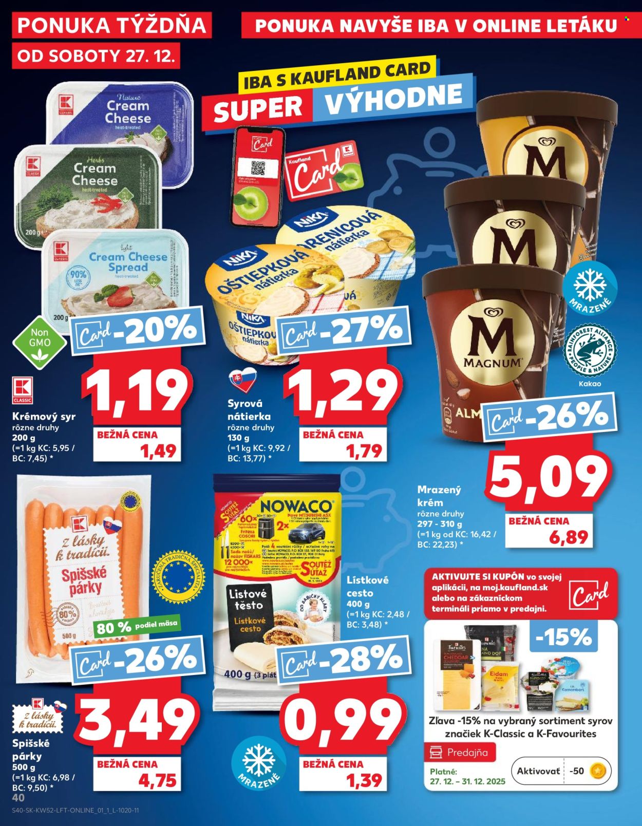 Leták Kaufland - 27.12.2025 - 31.12.2025. Strana 40