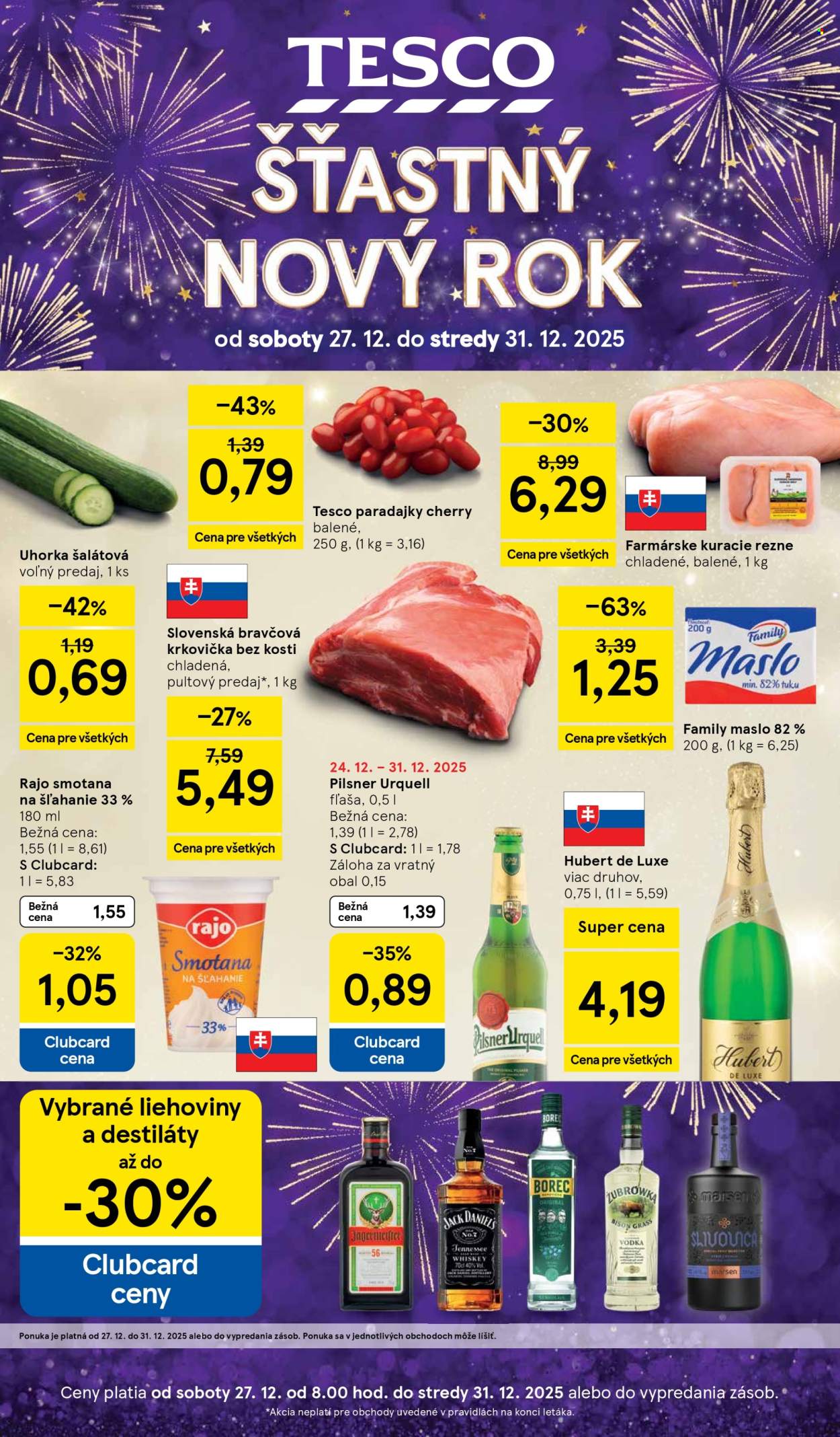 Leták TESCO - 27.12.2025 - 31.12.2025. Strana 1