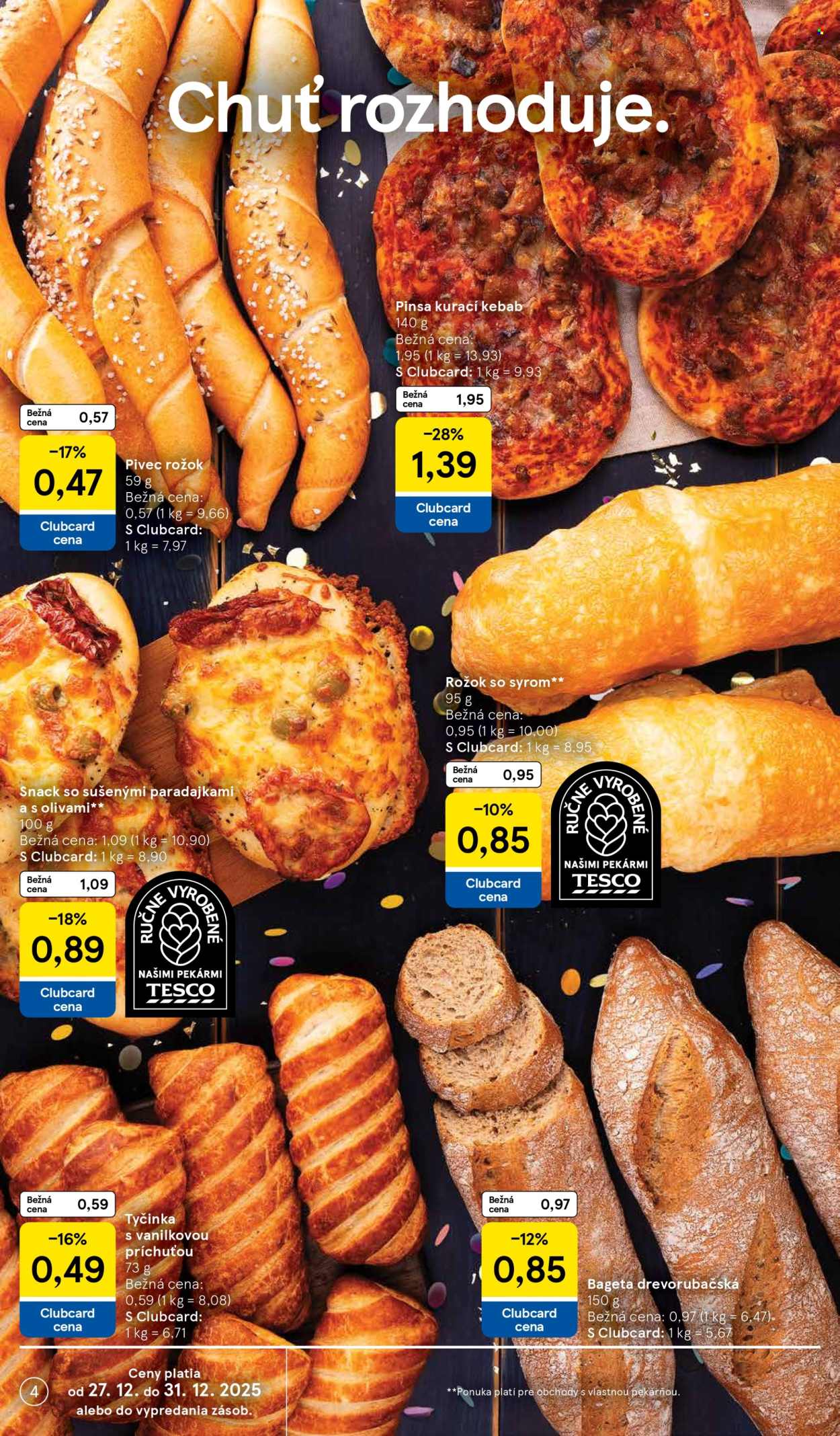 Leták TESCO - 27.12.2025 - 31.12.2025. Strana 4