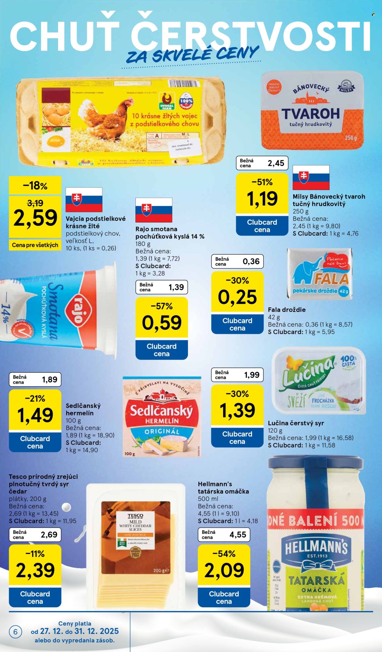 Leták TESCO - 27.12.2025 - 31.12.2025. Strana 6