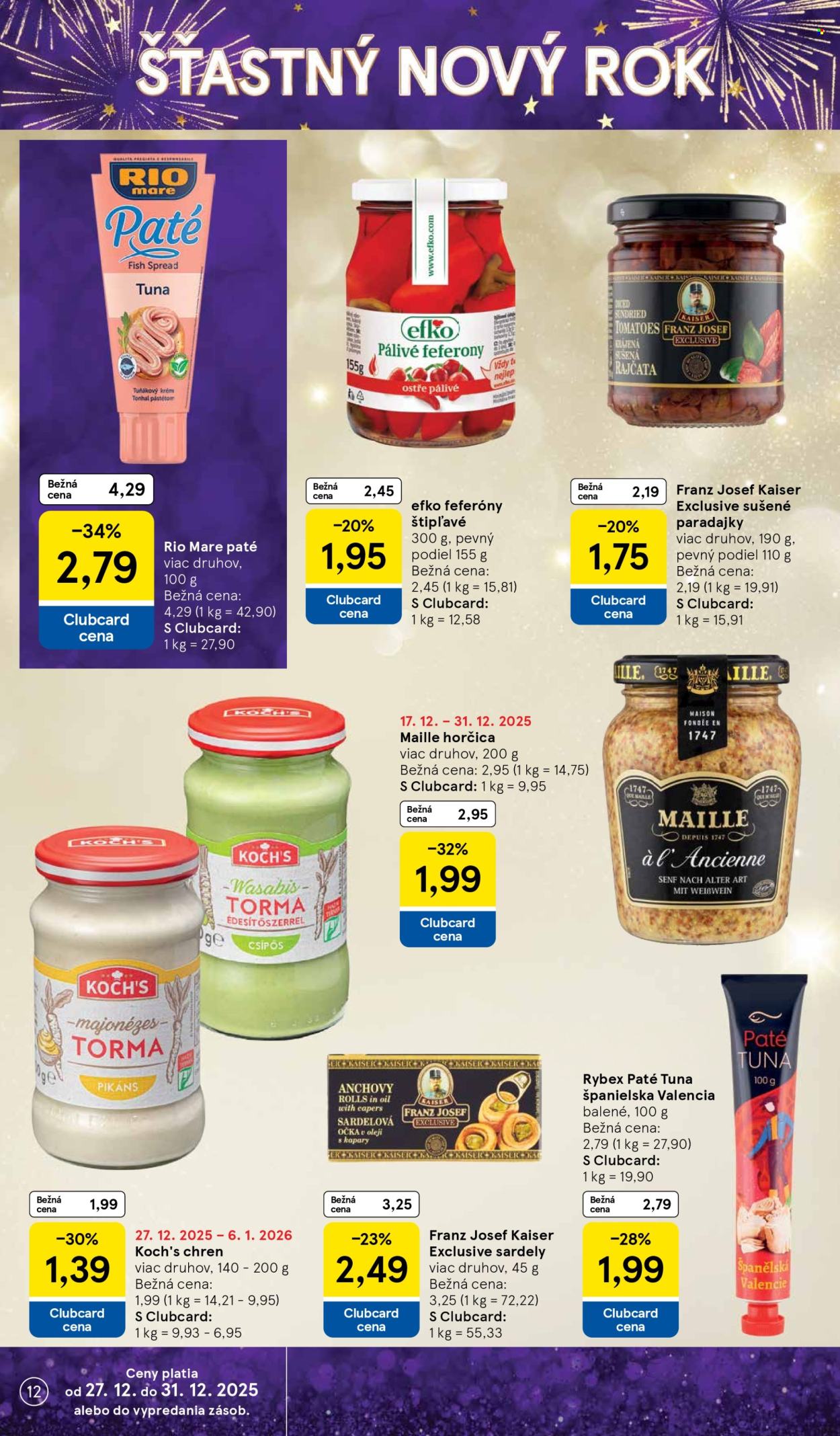 Leták TESCO - 27.12.2025 - 31.12.2025. Strana 12