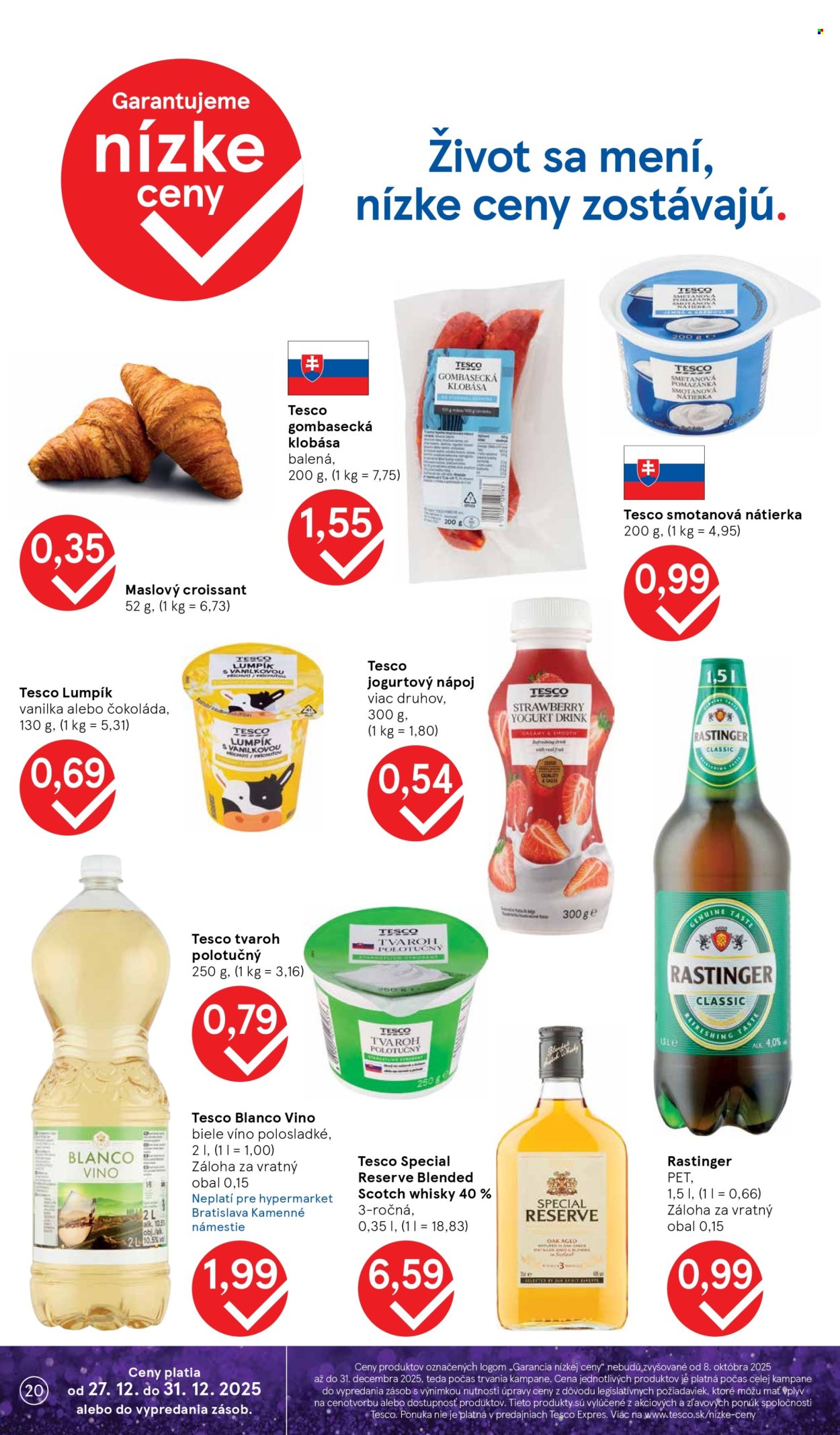 Leták TESCO - 27.12.2025 - 31.12.2025. Strana 20