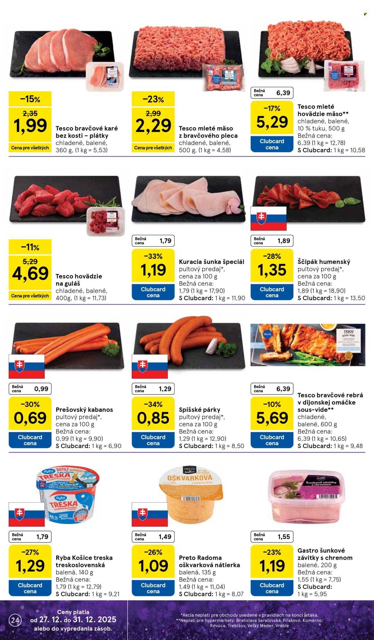 Leták TESCO - 27.12.2025 - 31.12.2025. Strana 24