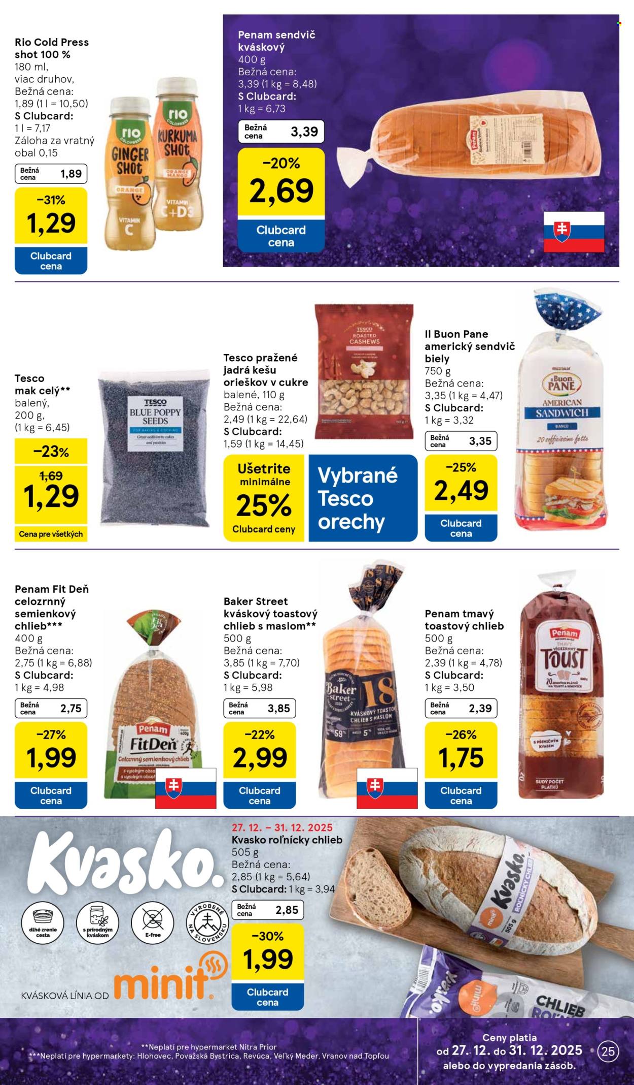 Leták TESCO - 27.12.2025 - 31.12.2025. Strana 25