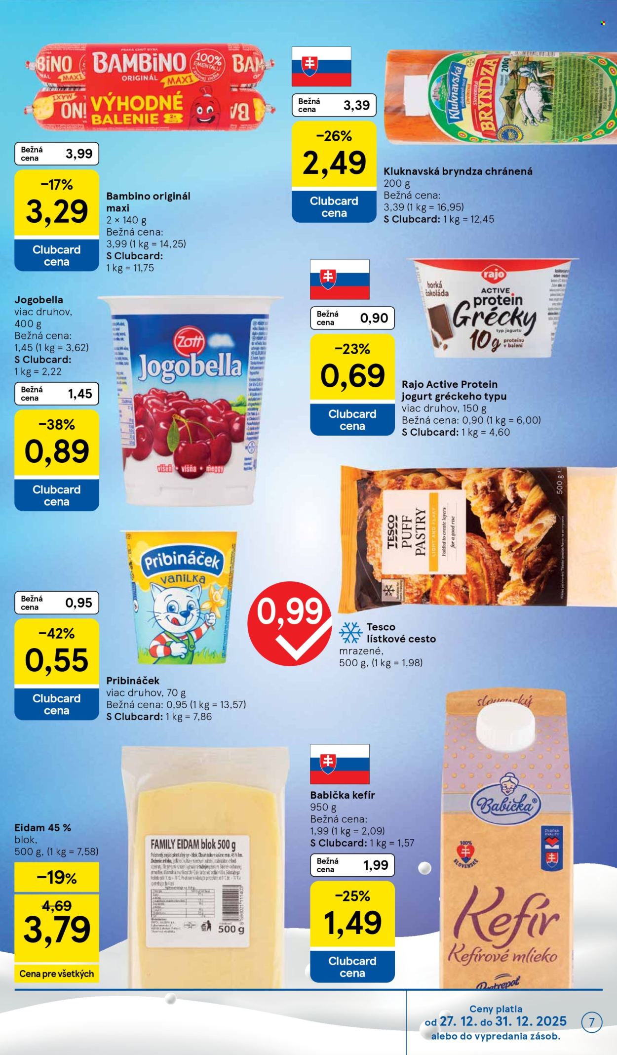 Leták TESCO supermarket - 27.12.2025 - 31.12.2025. Strana 7