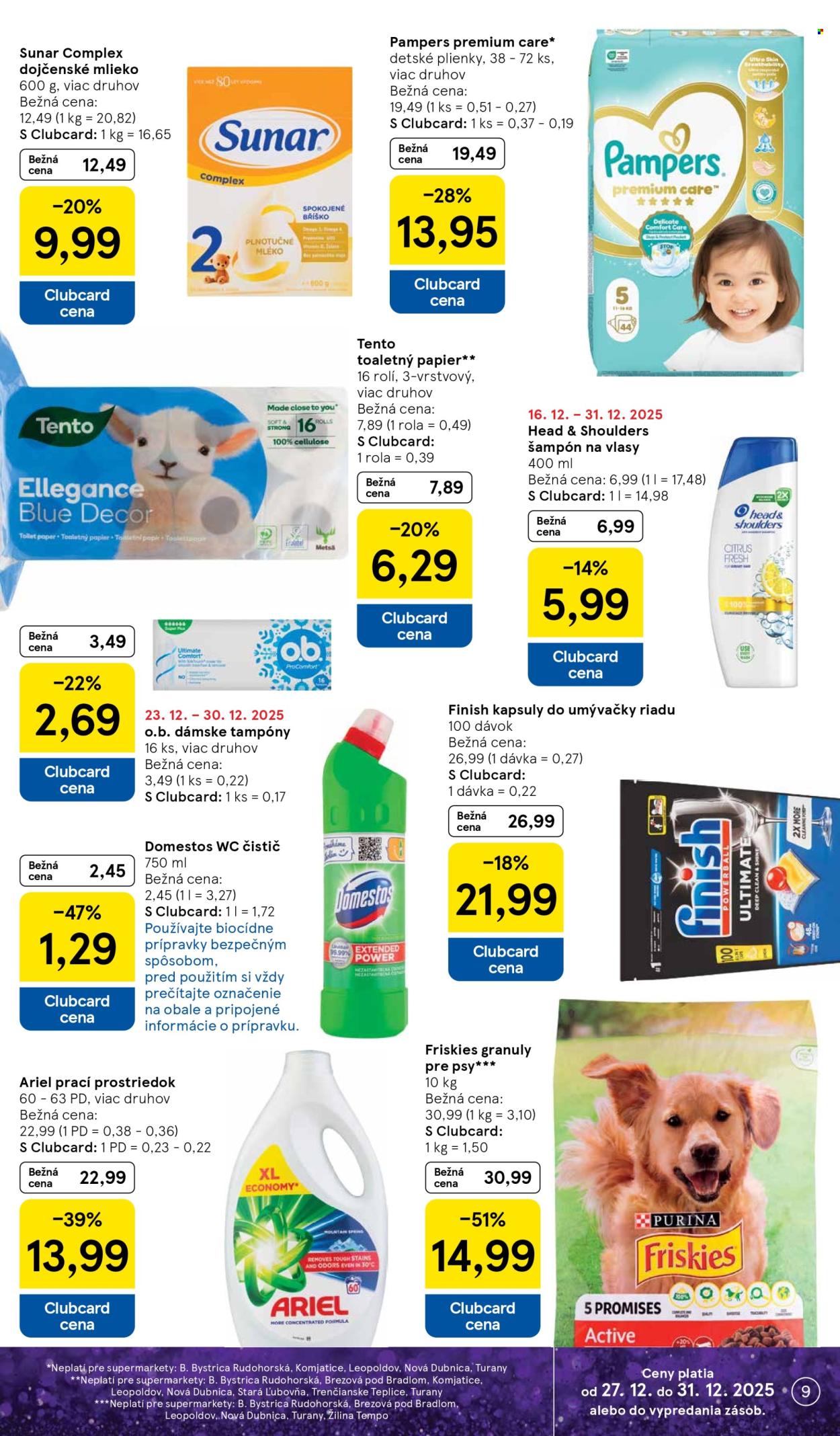 Leták TESCO supermarket - 27.12.2025 - 31.12.2025. Strana 9