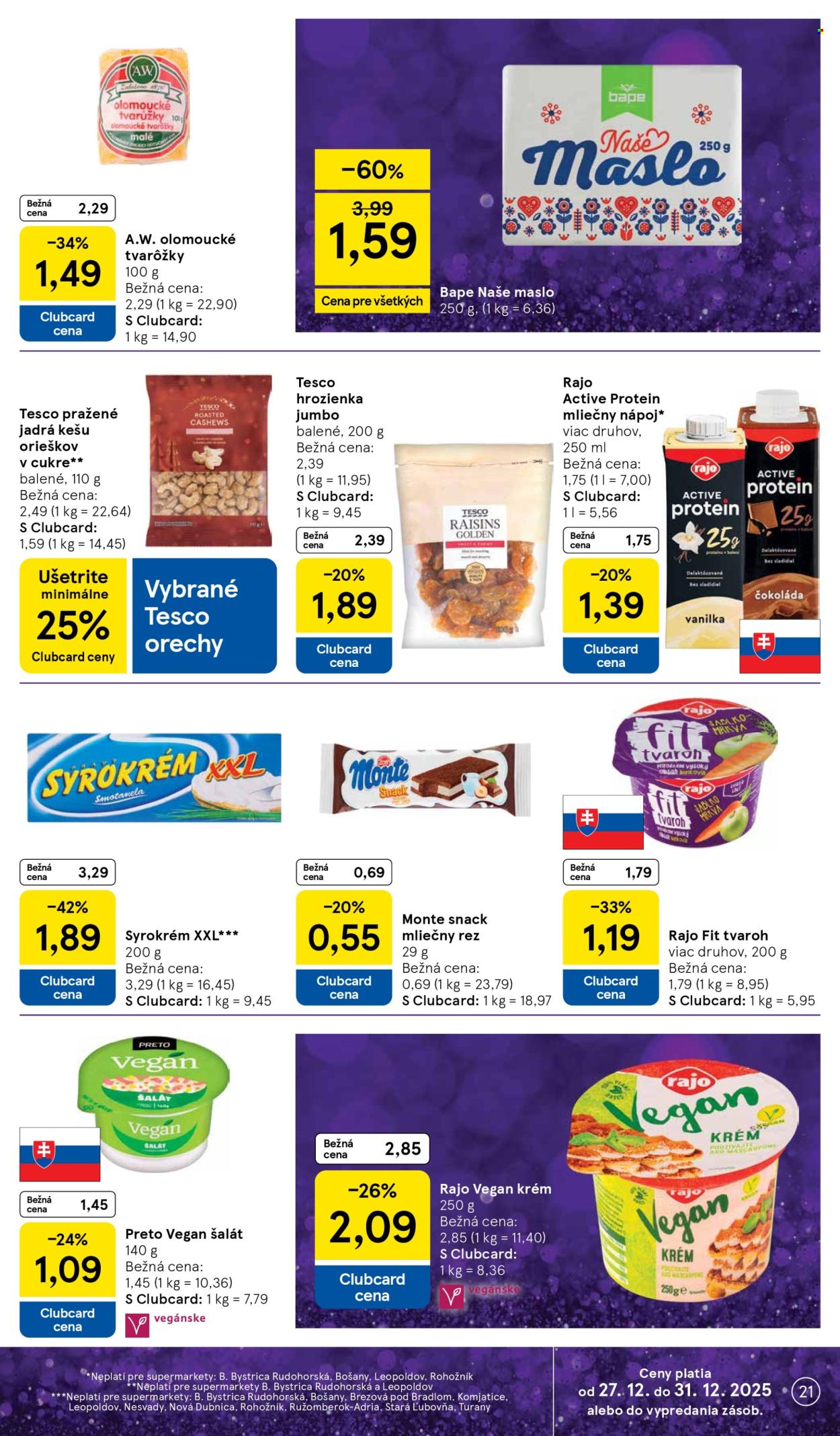 Leták TESCO supermarket - 27.12.2025 - 31.12.2025. Strana 21