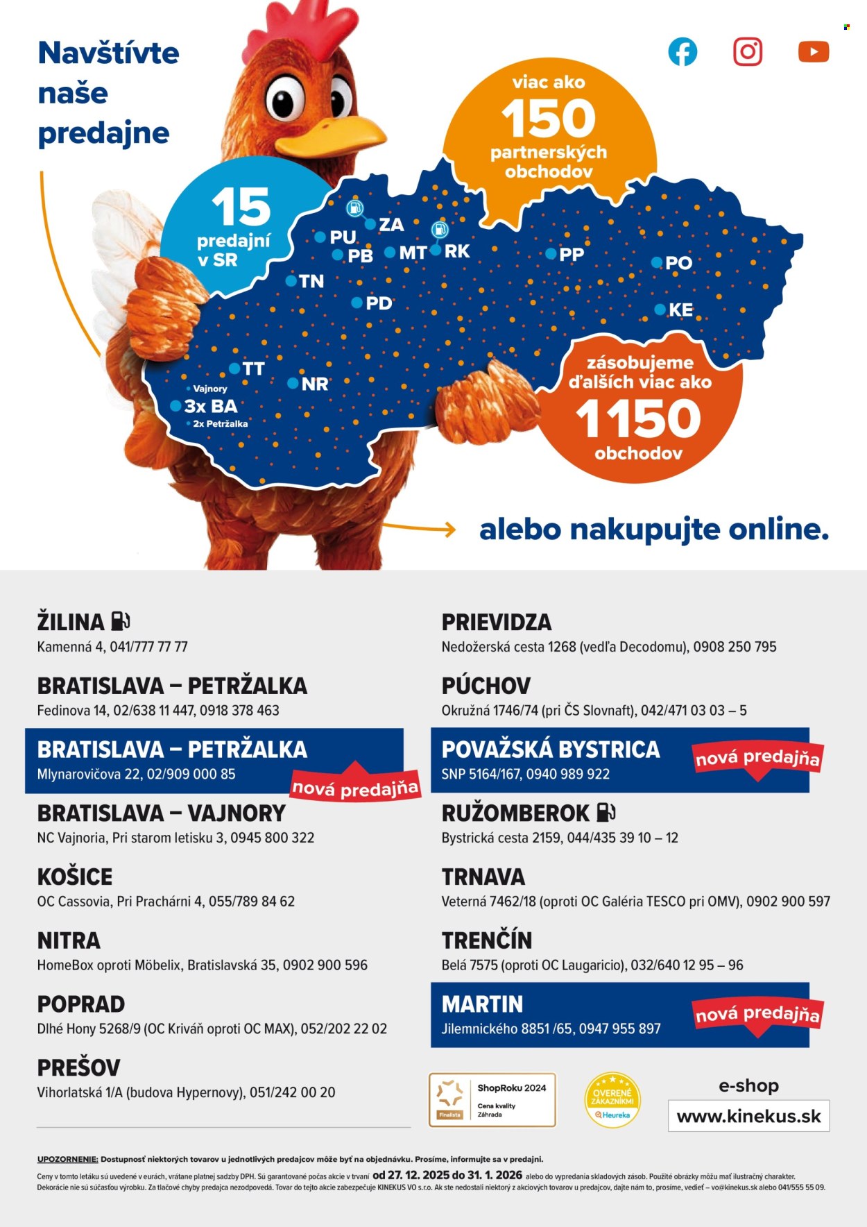 Leták Kinekus - 27.12.2025 - 31.1.2026. Strana 35
