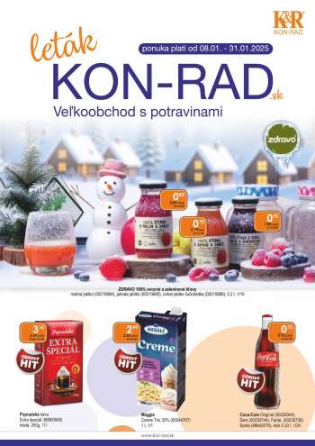 Leták KON-RAD - 8.1.2026 - 31.1.2026.