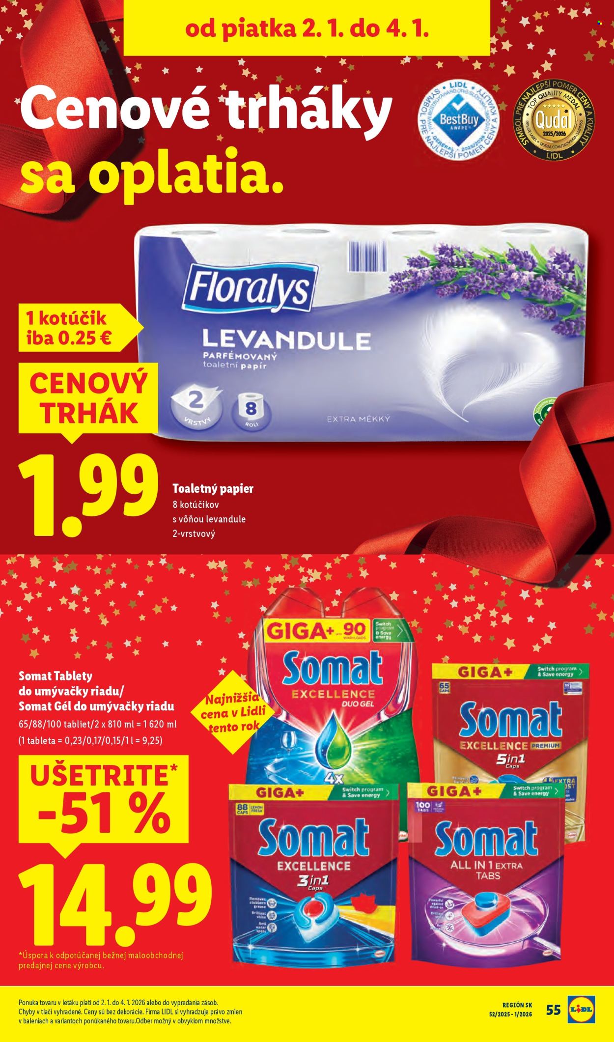 Leták Lidl - 2.1.2026 - 4.1.2026. Strana 2