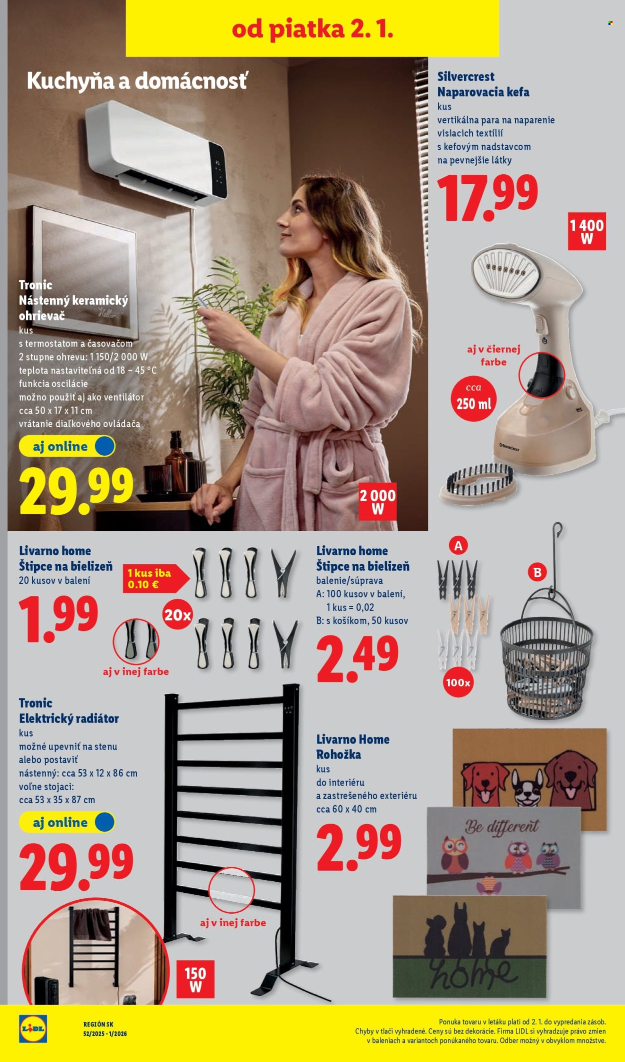 Leták Lidl - 2.1.2026 - 4.1.2026. Strana 34