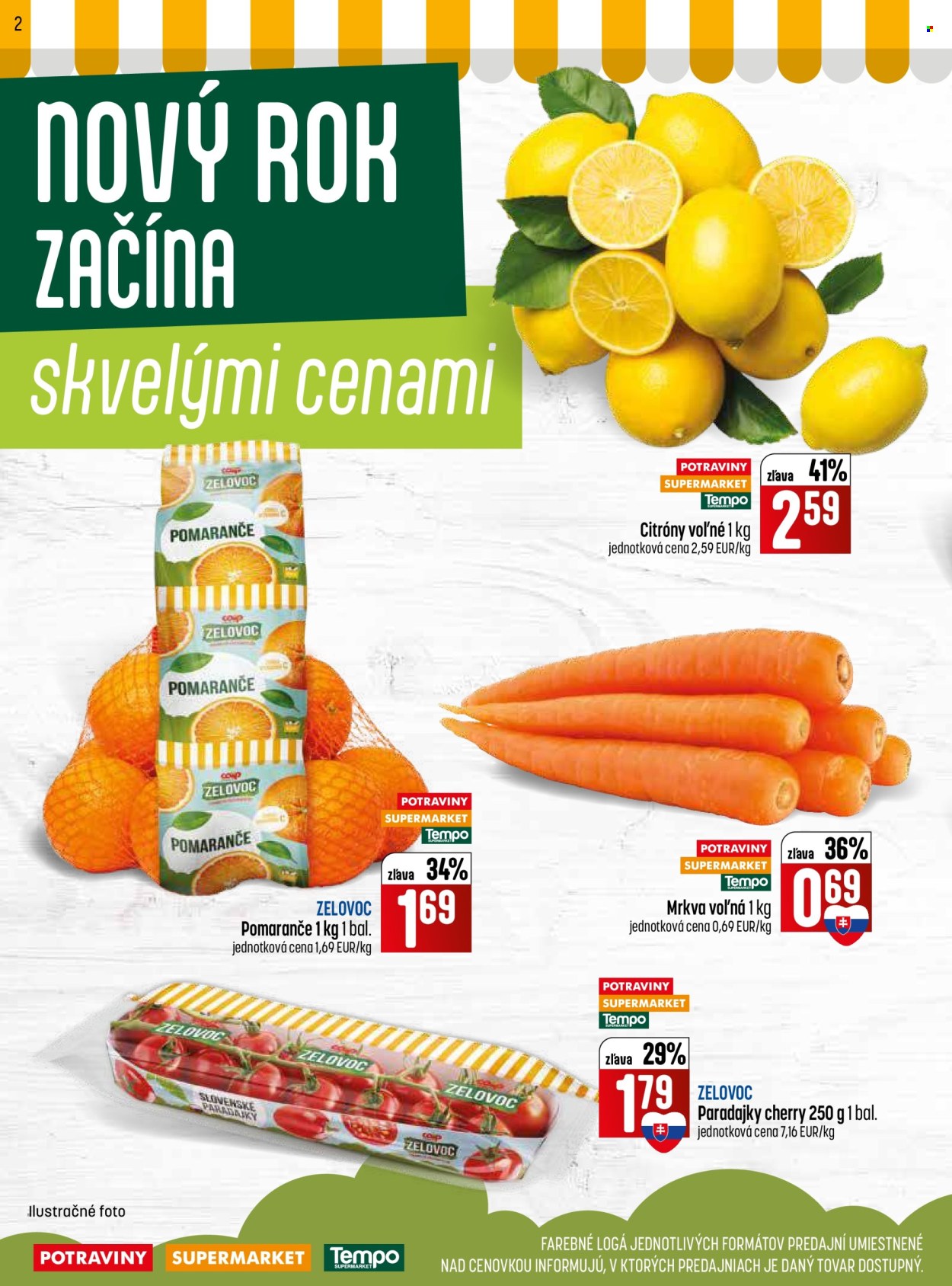 Leták COOP Jednota - 1.1.2026 - 7.1.2026. Strana 2