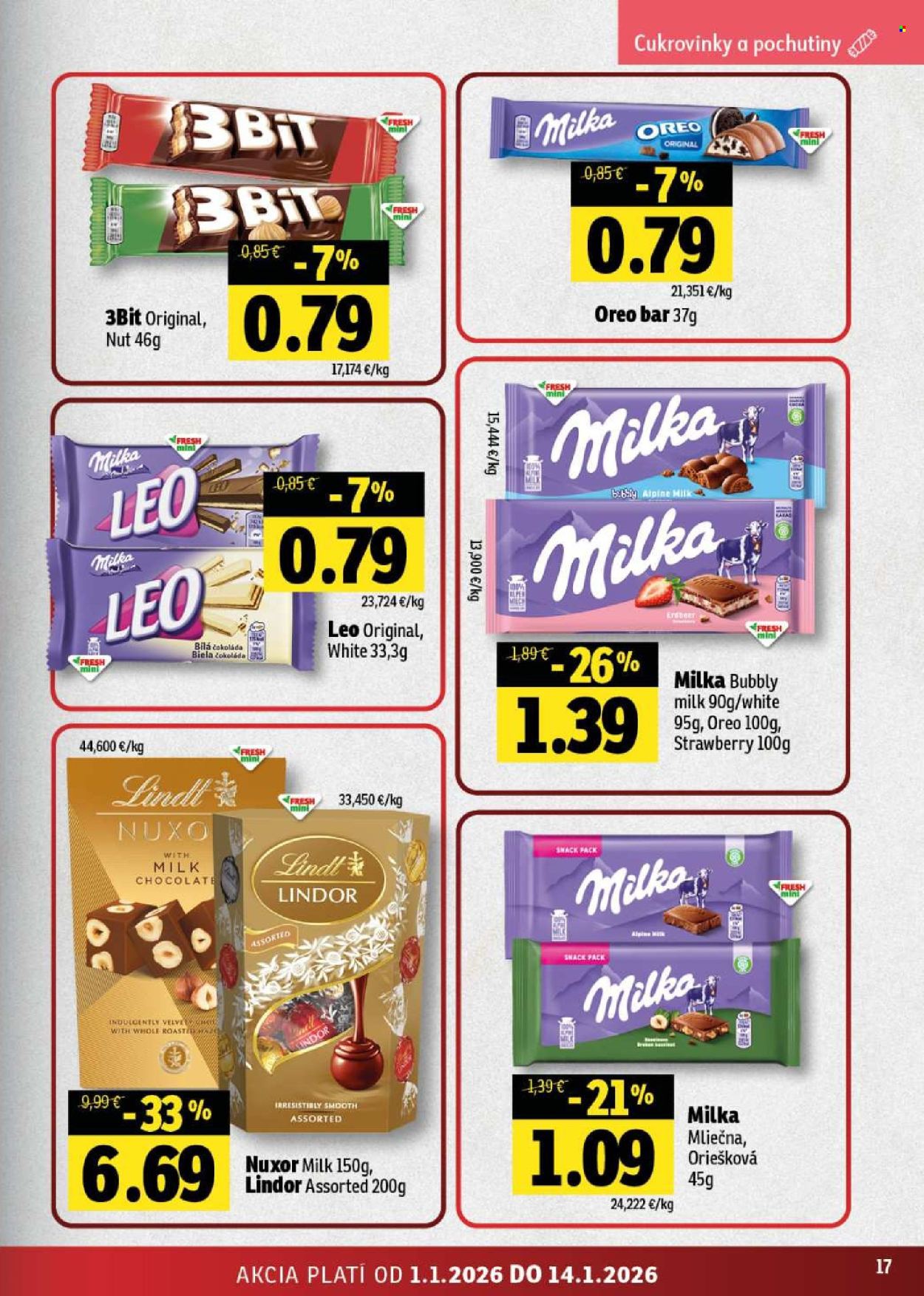 Leták FRESH - 1.1.2026 - 14.1.2026. Strana 17