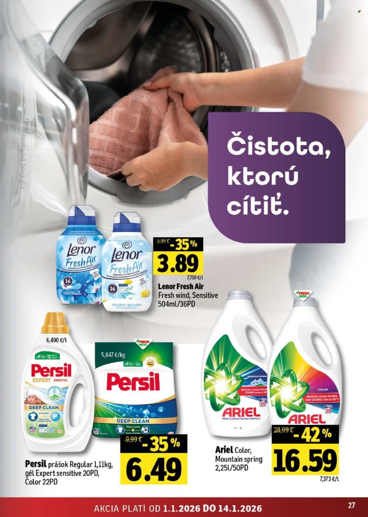 Leták FRESH - 1.1.2026 - 14.1.2026. Strana 27