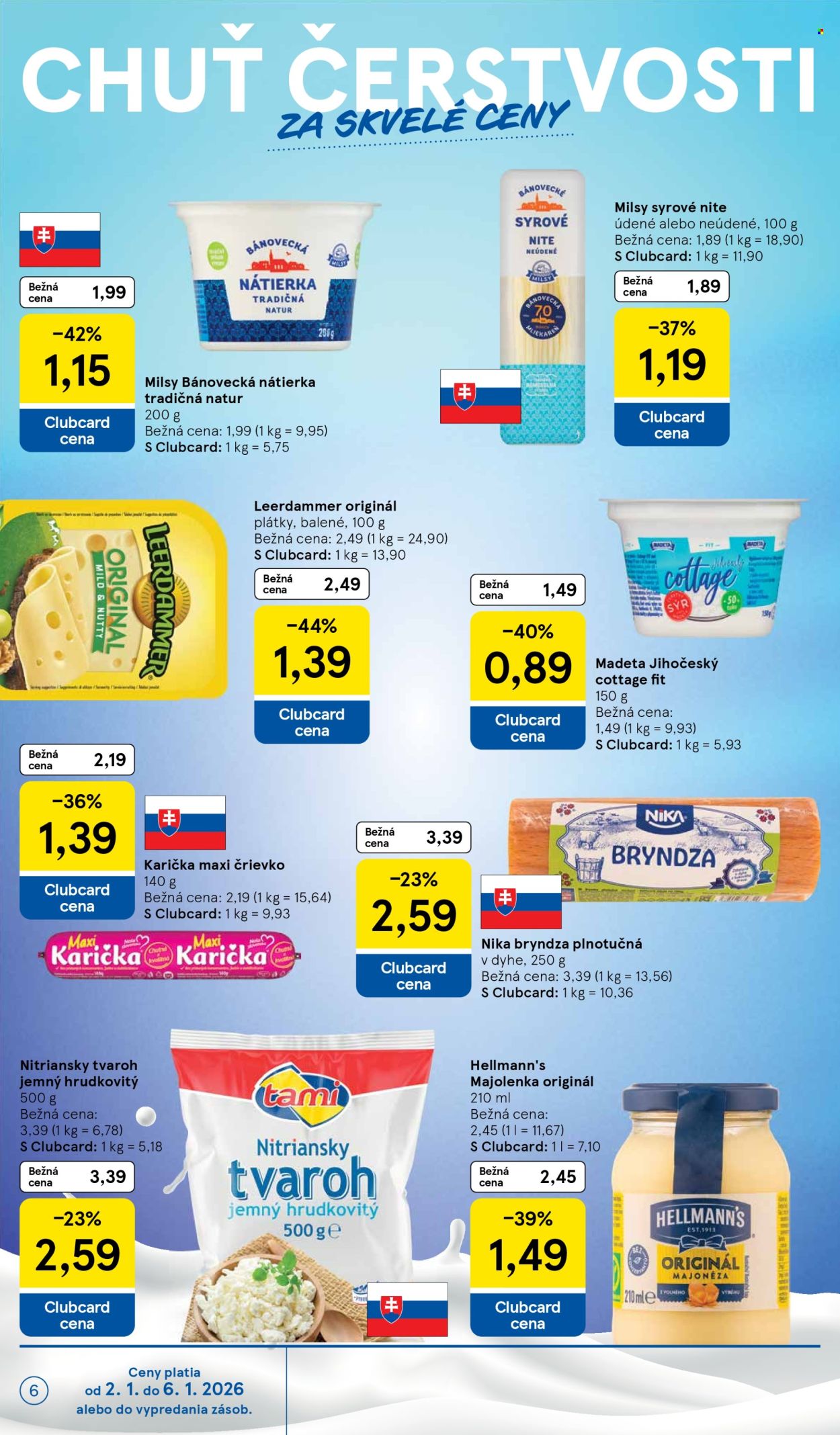 Leták TESCO - 2.1.2026 - 6.1.2026. Strana 6