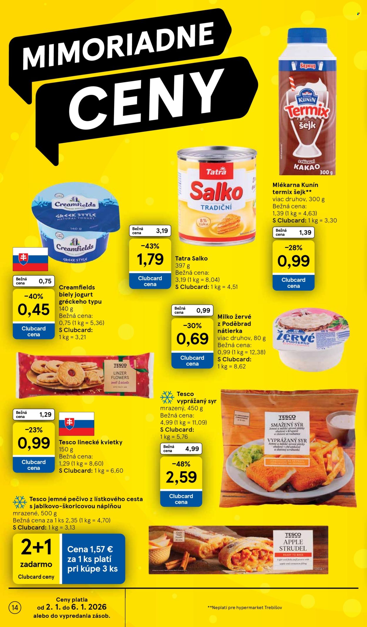 Leták TESCO - 2.1.2026 - 6.1.2026. Strana 14