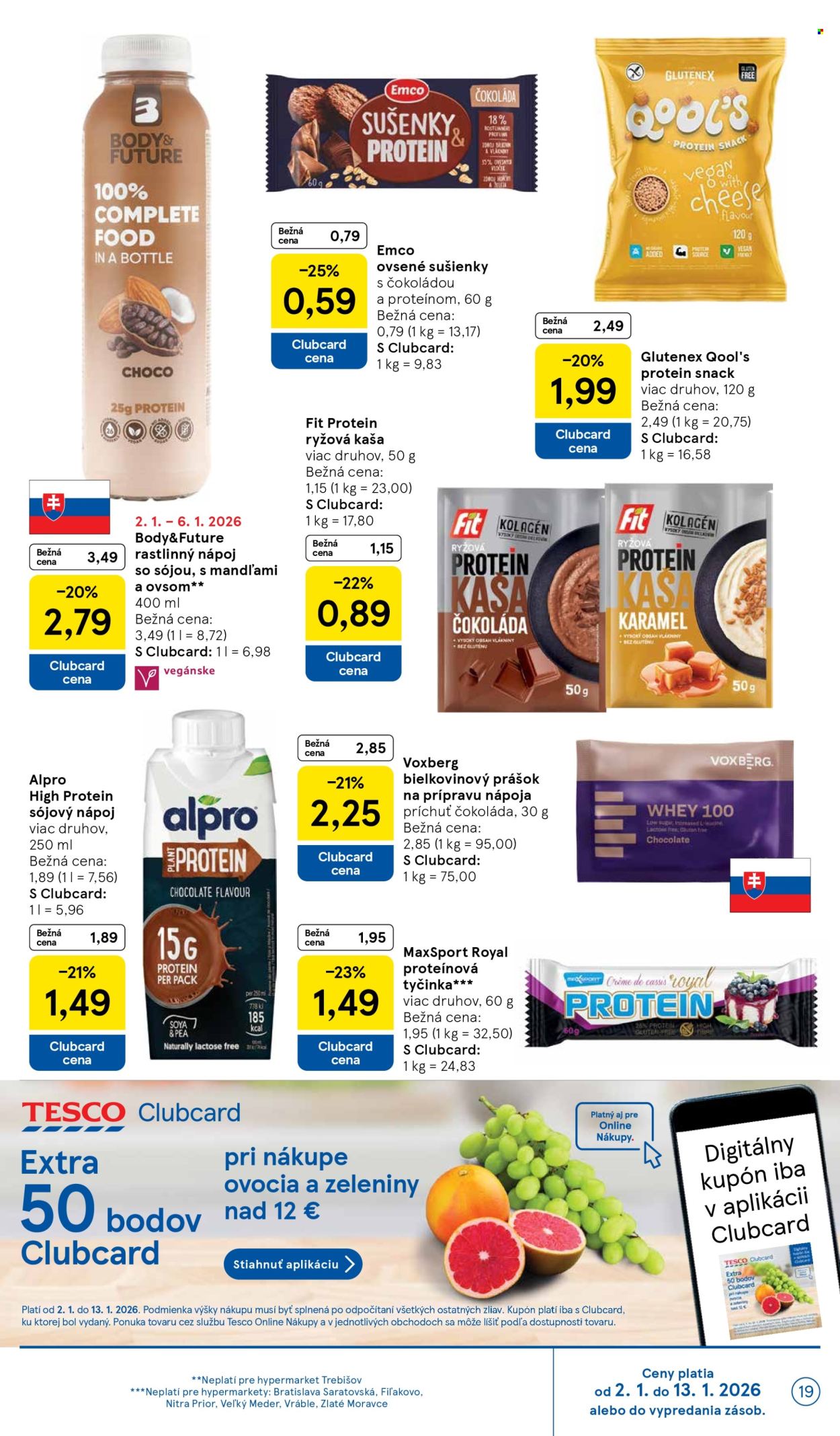 Leták TESCO - 2.1.2026 - 6.1.2026. Strana 19