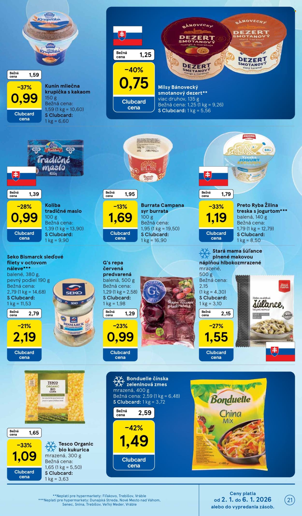 Leták TESCO - 2.1.2026 - 6.1.2026. Strana 21