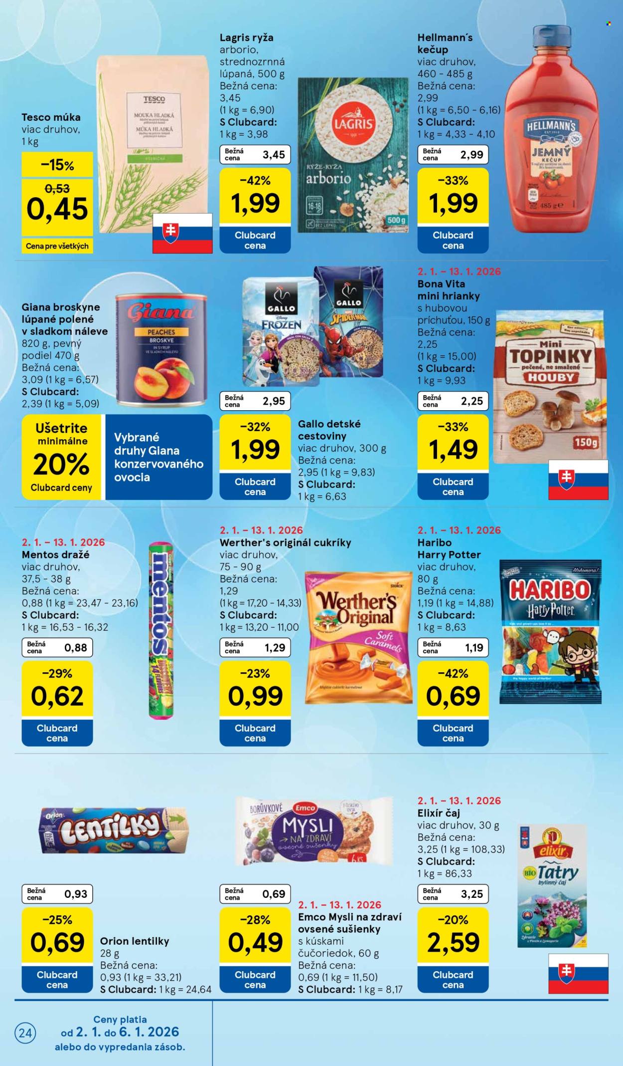 Leták TESCO - 2.1.2026 - 6.1.2026. Strana 24