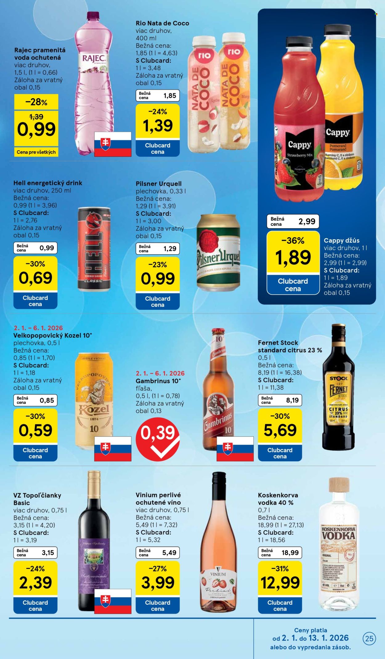 Leták TESCO - 2.1.2026 - 6.1.2026. Strana 25