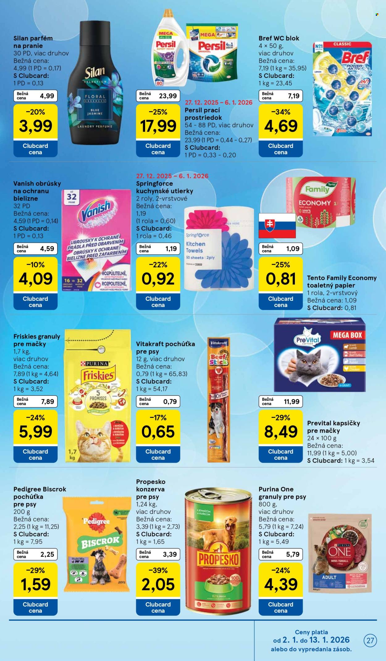 Leták TESCO - 2.1.2026 - 6.1.2026. Strana 27