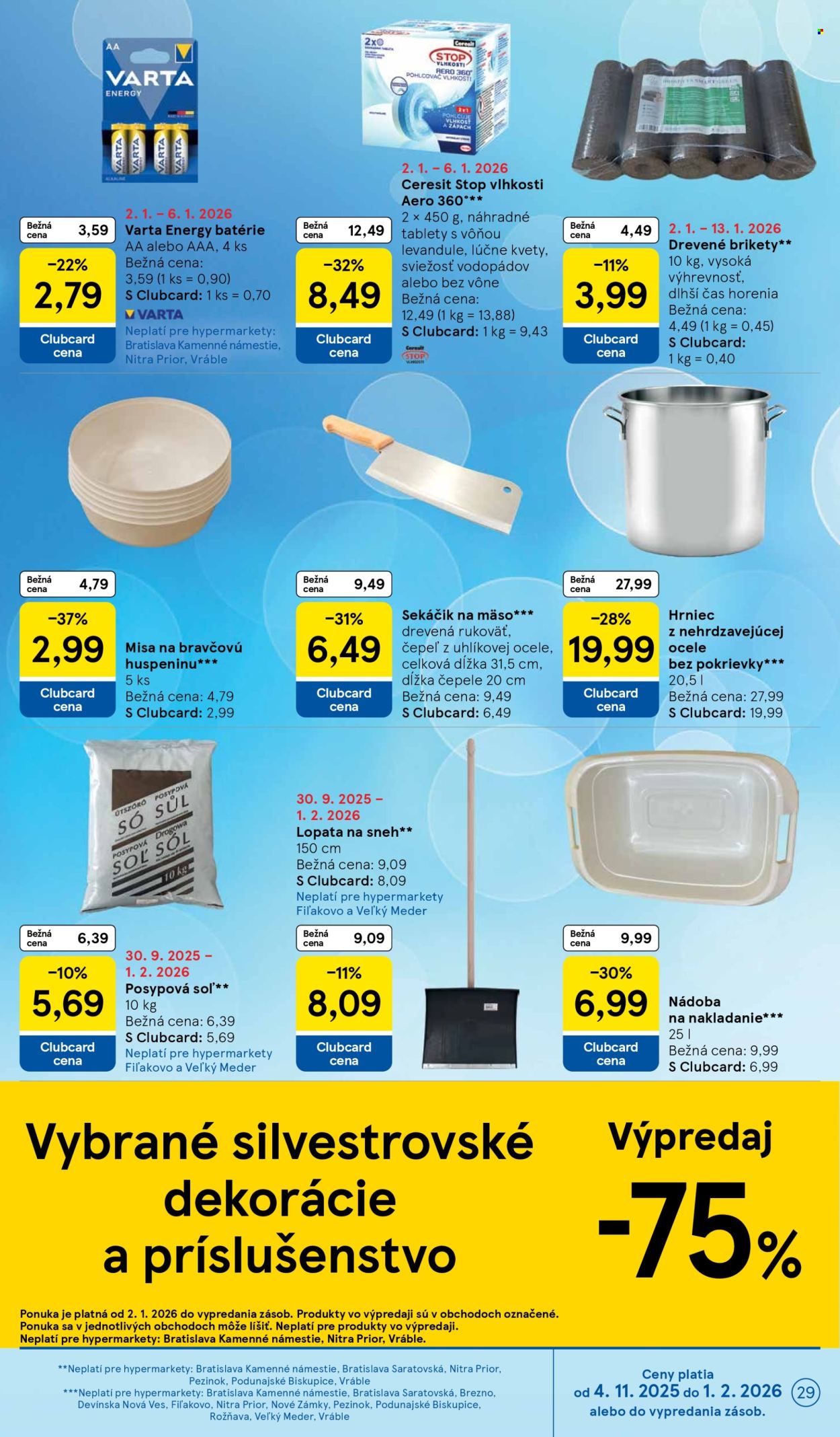 Leták TESCO - 2.1.2026 - 6.1.2026. Strana 29