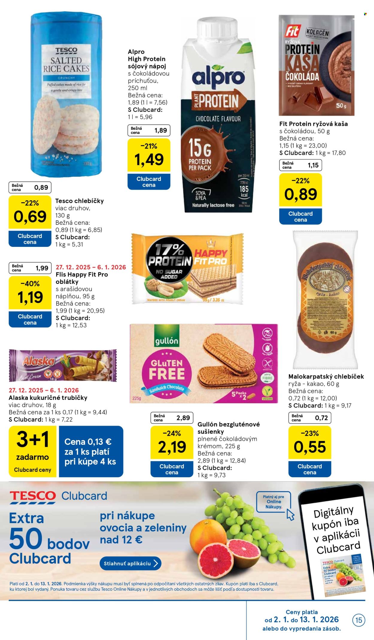 Leták TESCO supermarket - 2.1.2026 - 6.1.2026. Strana 15