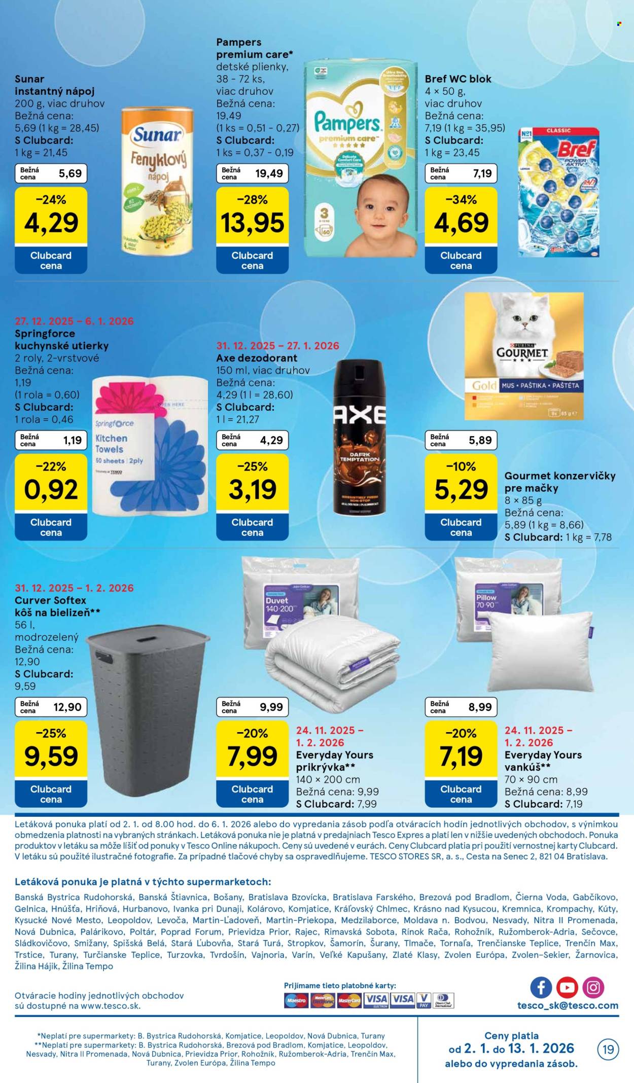 Leták TESCO supermarket - 2.1.2026 - 6.1.2026. Strana 19