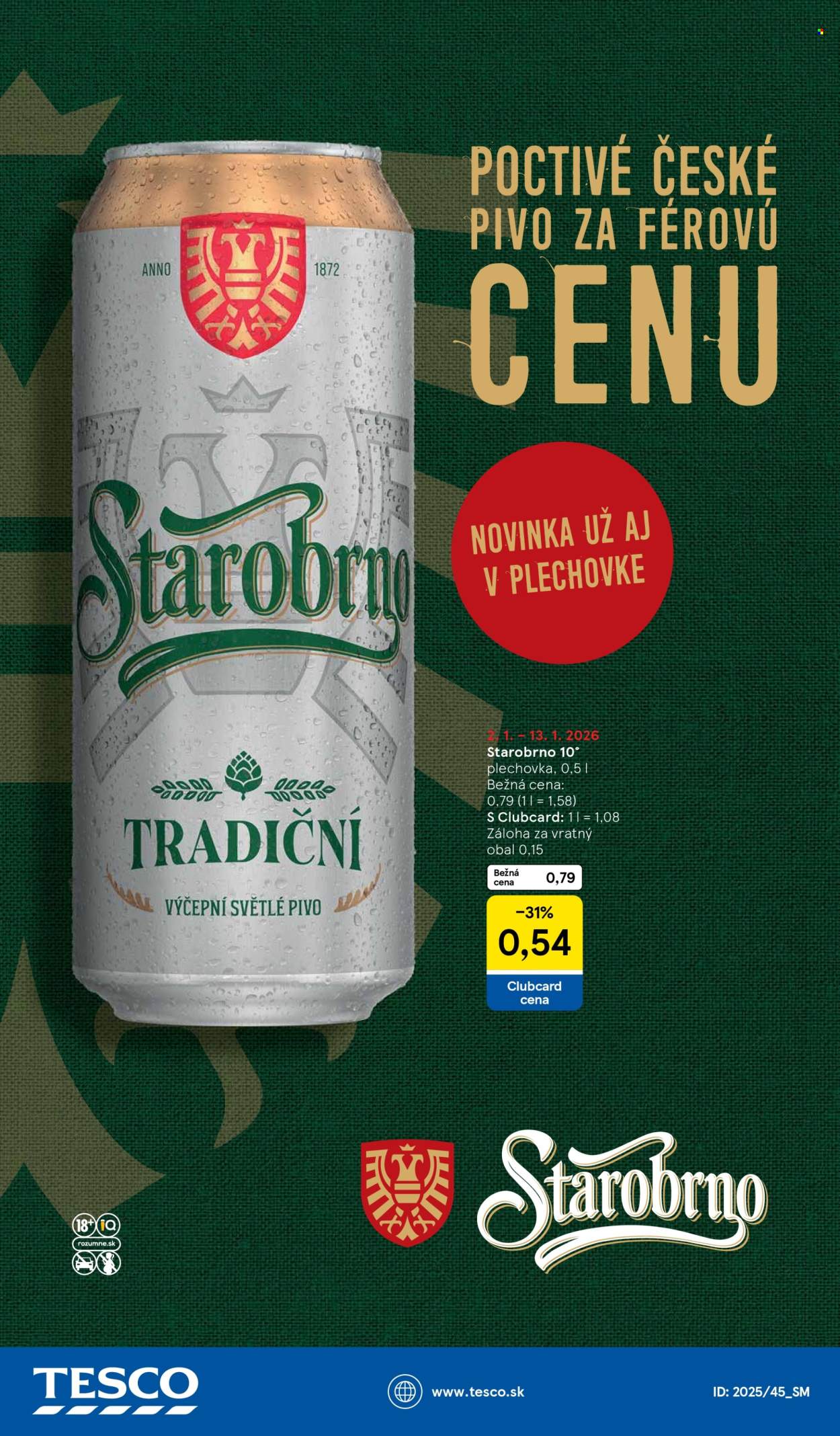 Leták TESCO supermarket - 2.1.2026 - 6.1.2026. Strana 21