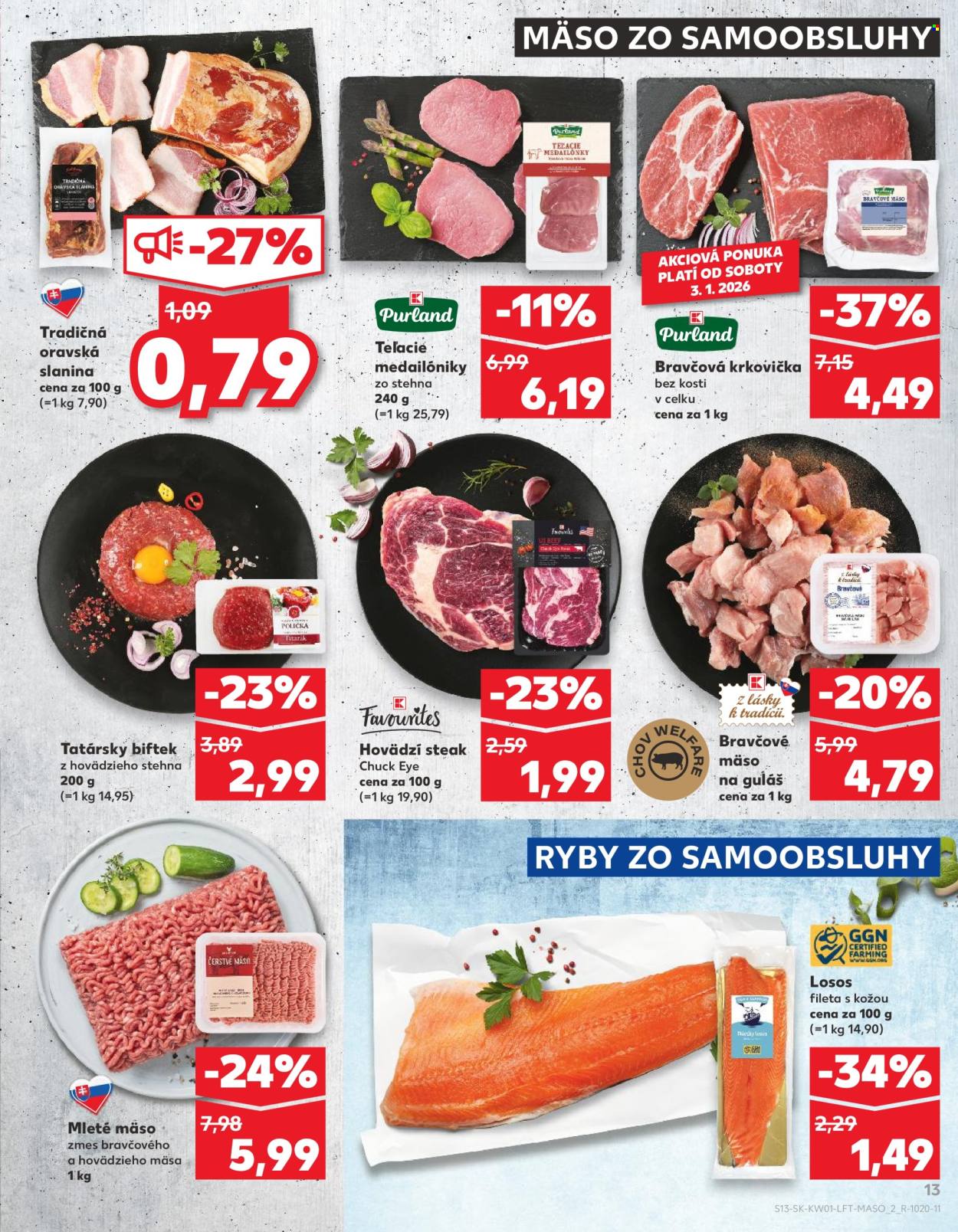 Leták Kaufland - 2.1.2026 - 7.1.2026. Strana 13