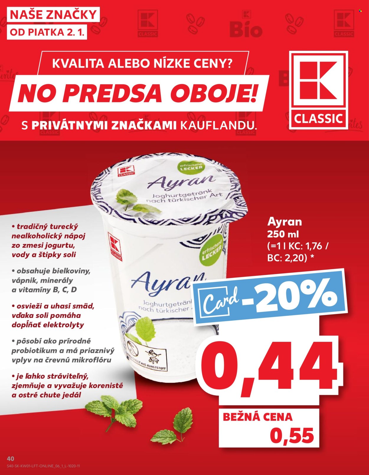 Leták Kaufland - 2.1.2026 - 7.1.2026. Strana 40